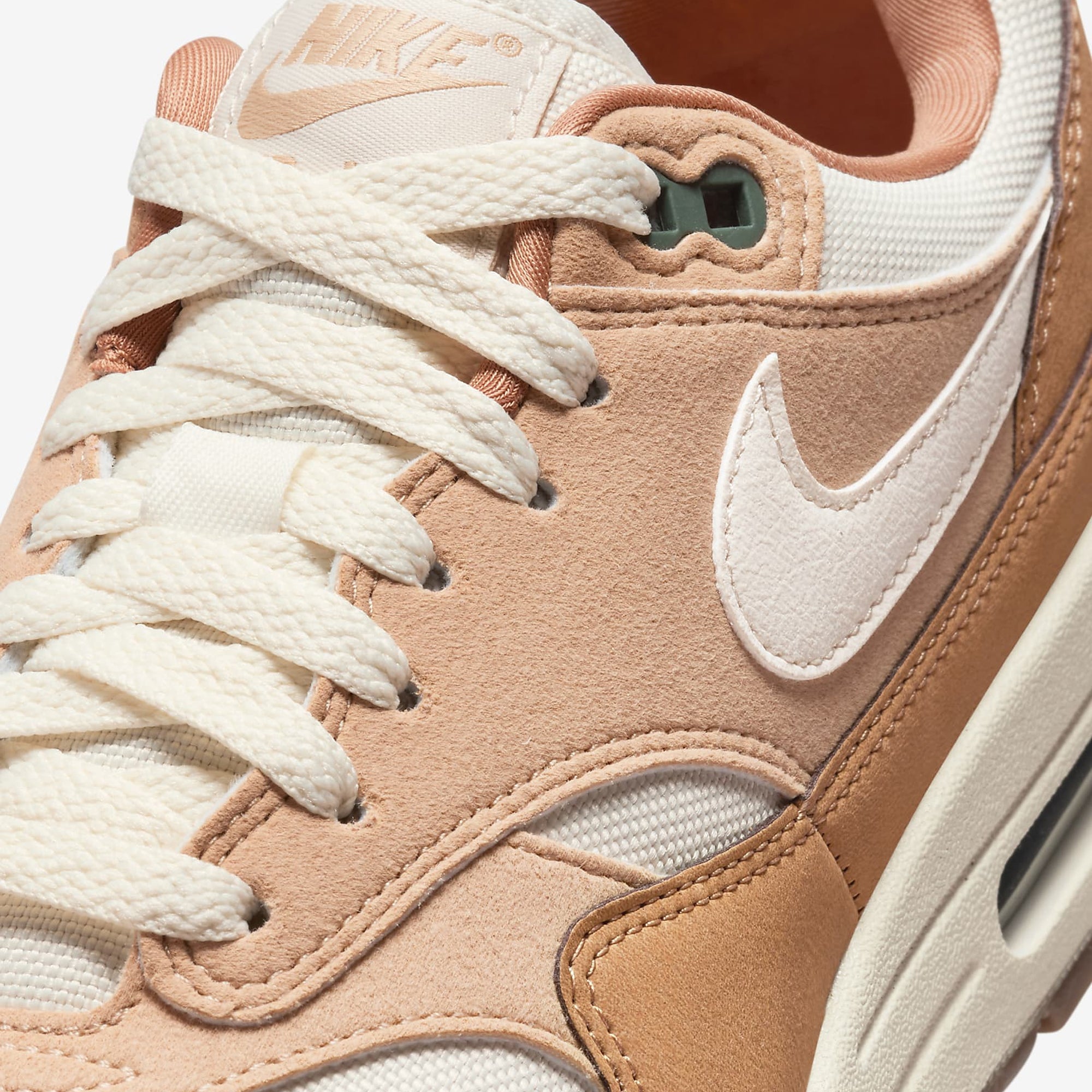 Nike | AIR MAX 1 '87 { FLAX/COCONUT MILK-SESAME-VINTAGE GREEN - view 3