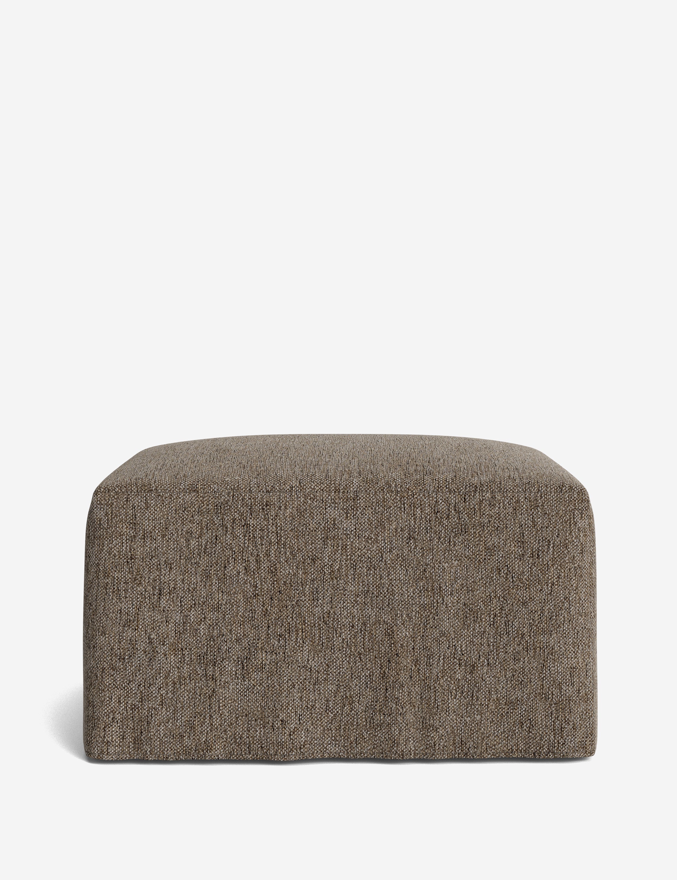 Lulu and Georgia Portola Slipcover Ottoman - view 27