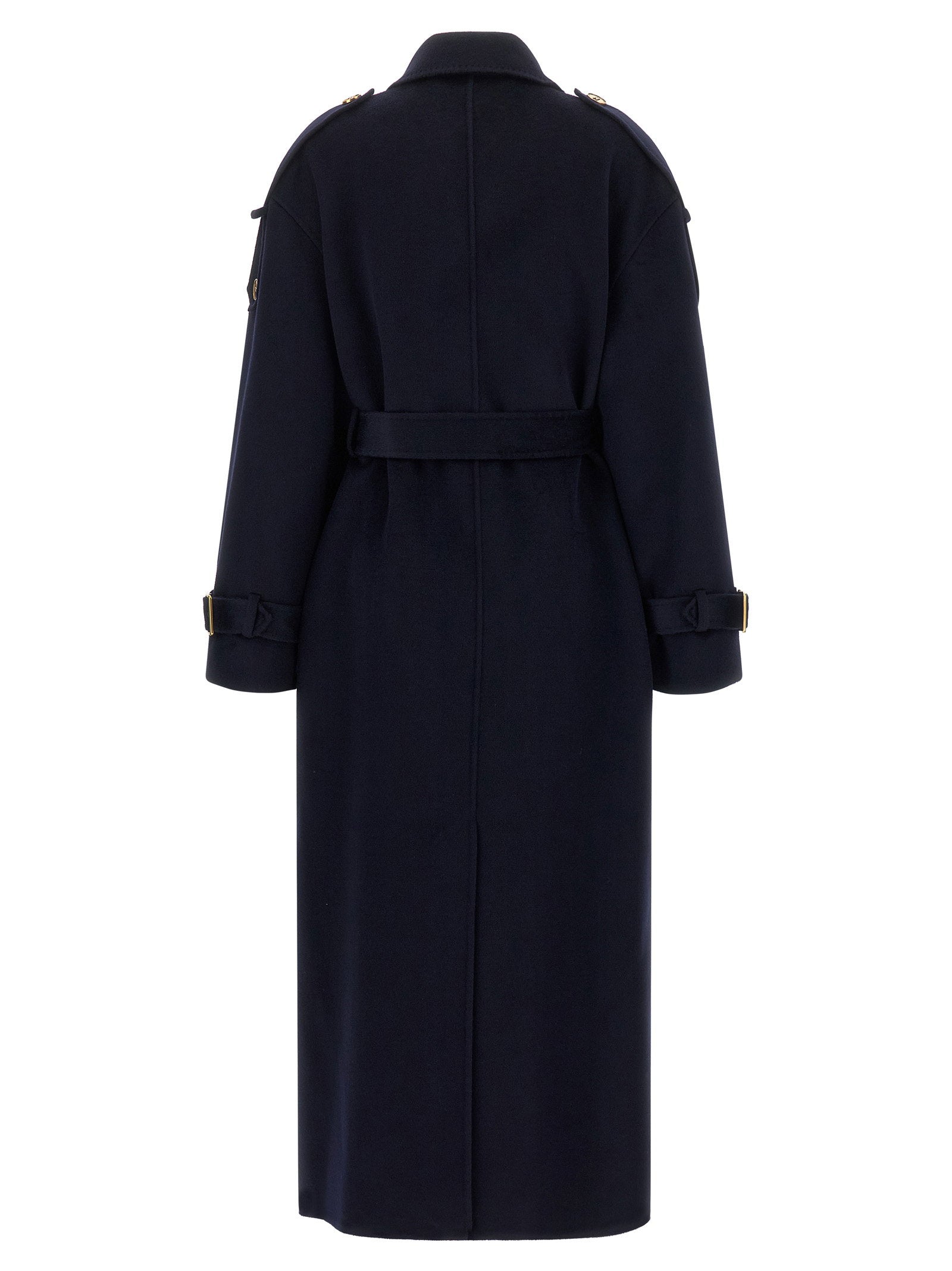 Elisabetta Franchi Double-breasted Belted Coat - view 2