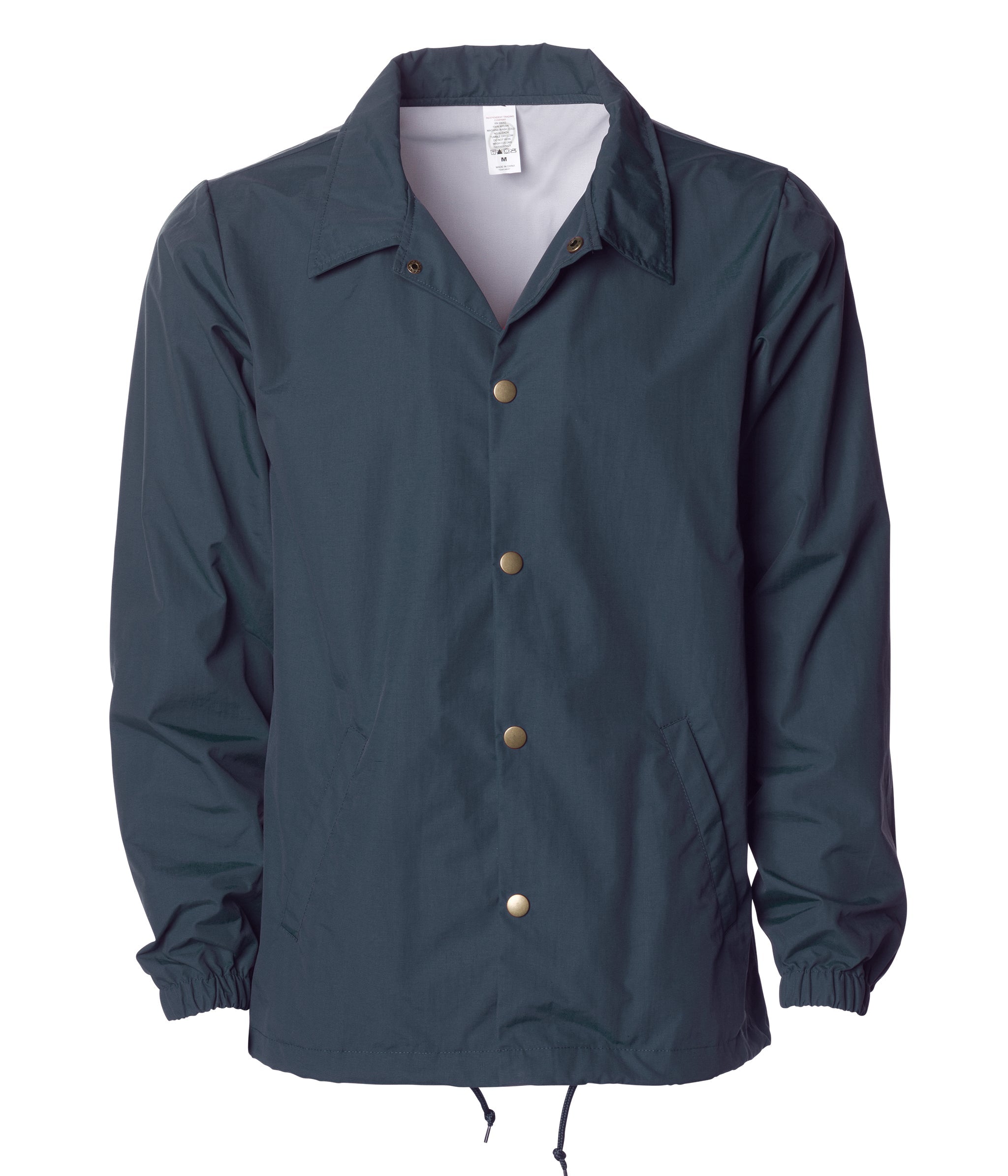 Independent Trading Company Water Resistant Windbreaker Coaches Jacket - view 2