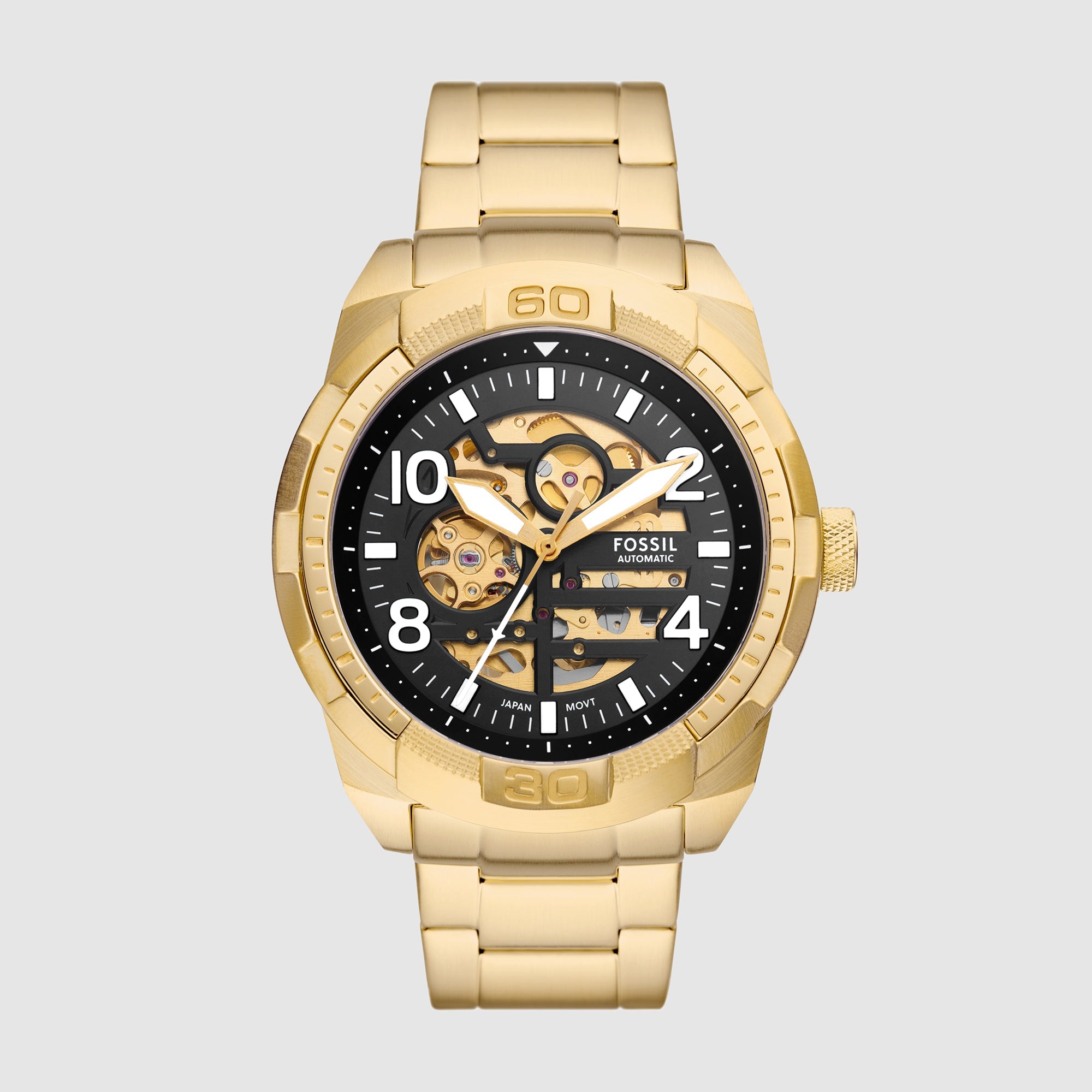 Fossil Bronson Men Automatic Black Dial Analog Stainless Steel Watch ME3257 - view 2