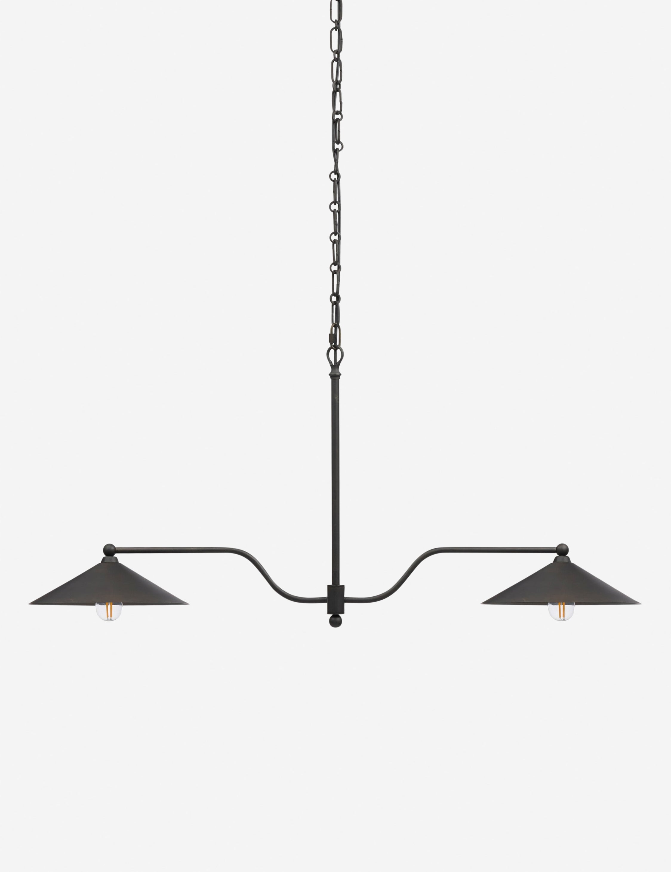 Lulu and Georgia Brecken Linear Chandelier by Amber Lewis x Four Hands - view 2