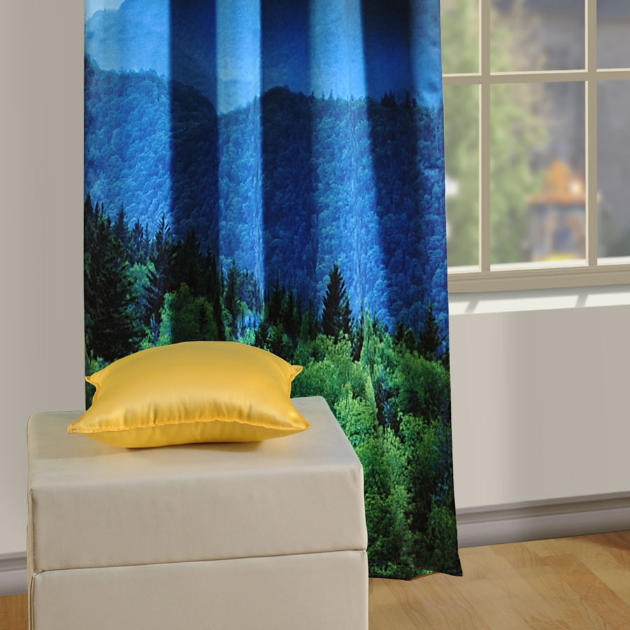 Swayam India Coconut-tree Lounge Curtains-1104