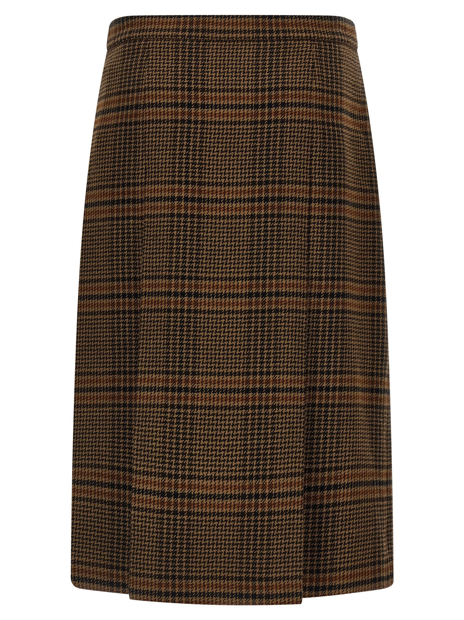 Saint Laurent Prince Of Wales Skirt – 100% wool - view 2