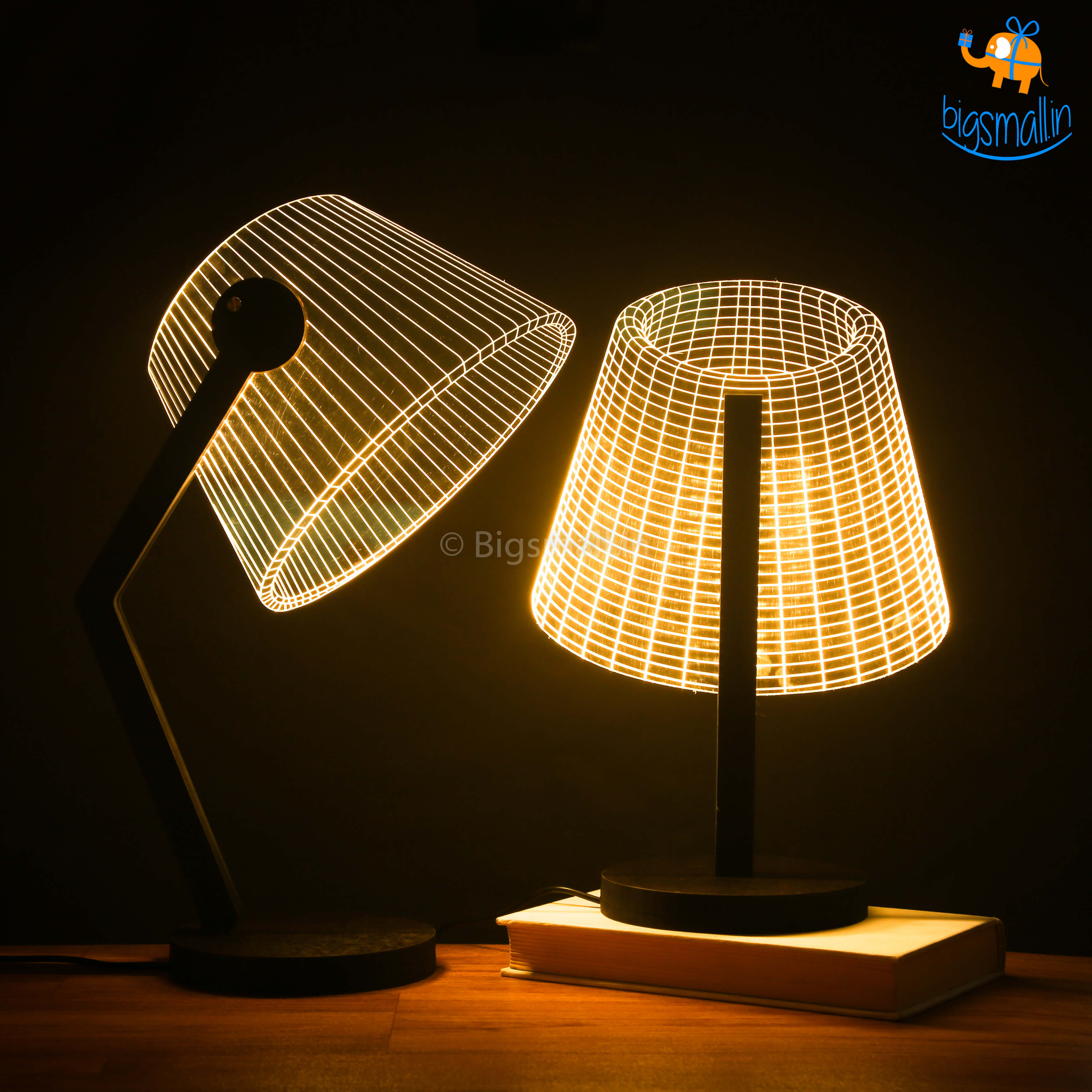 India Vibes LED Acrylic Hologram Lamp