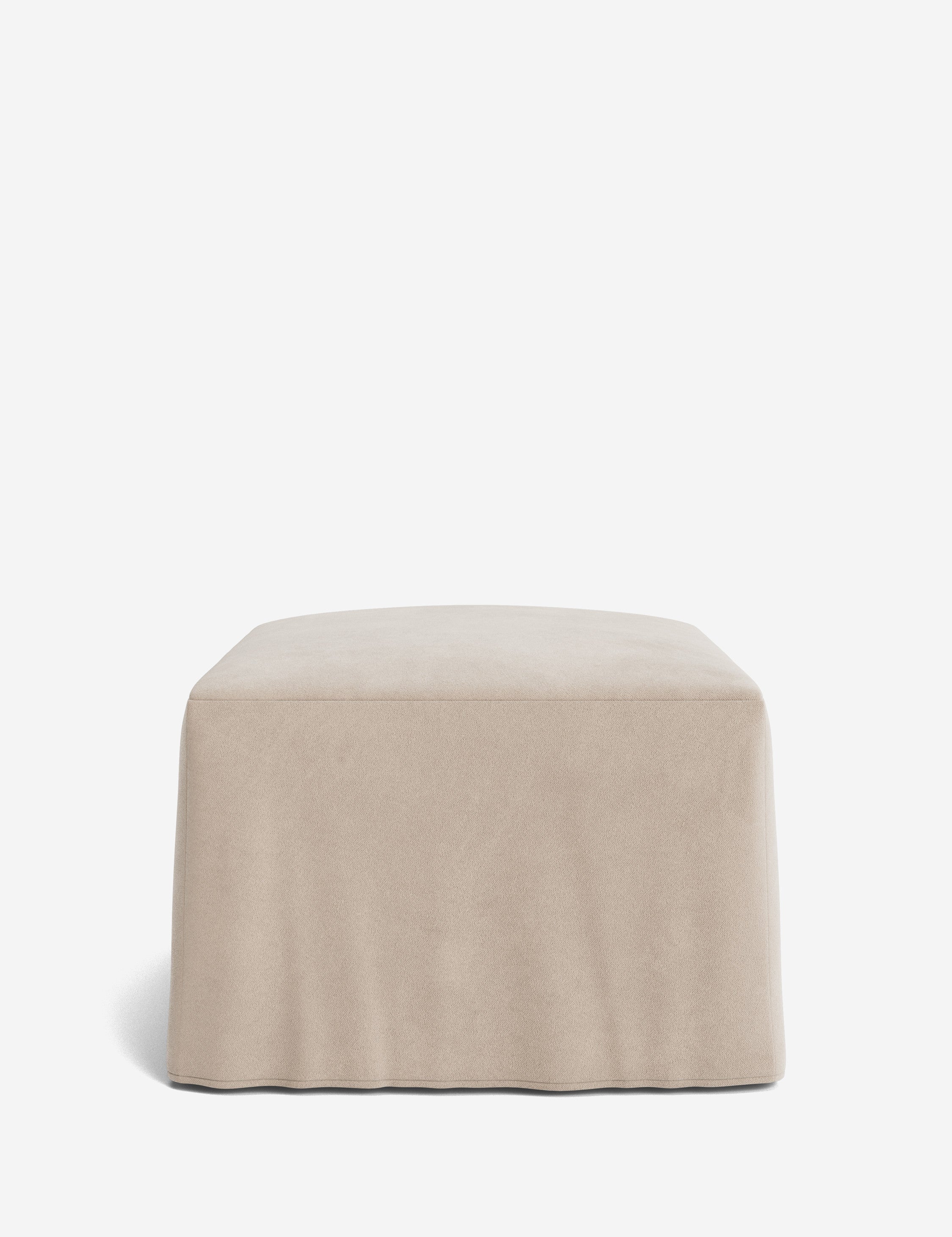 Lulu and Georgia Portola Slipcover Ottoman - view 179