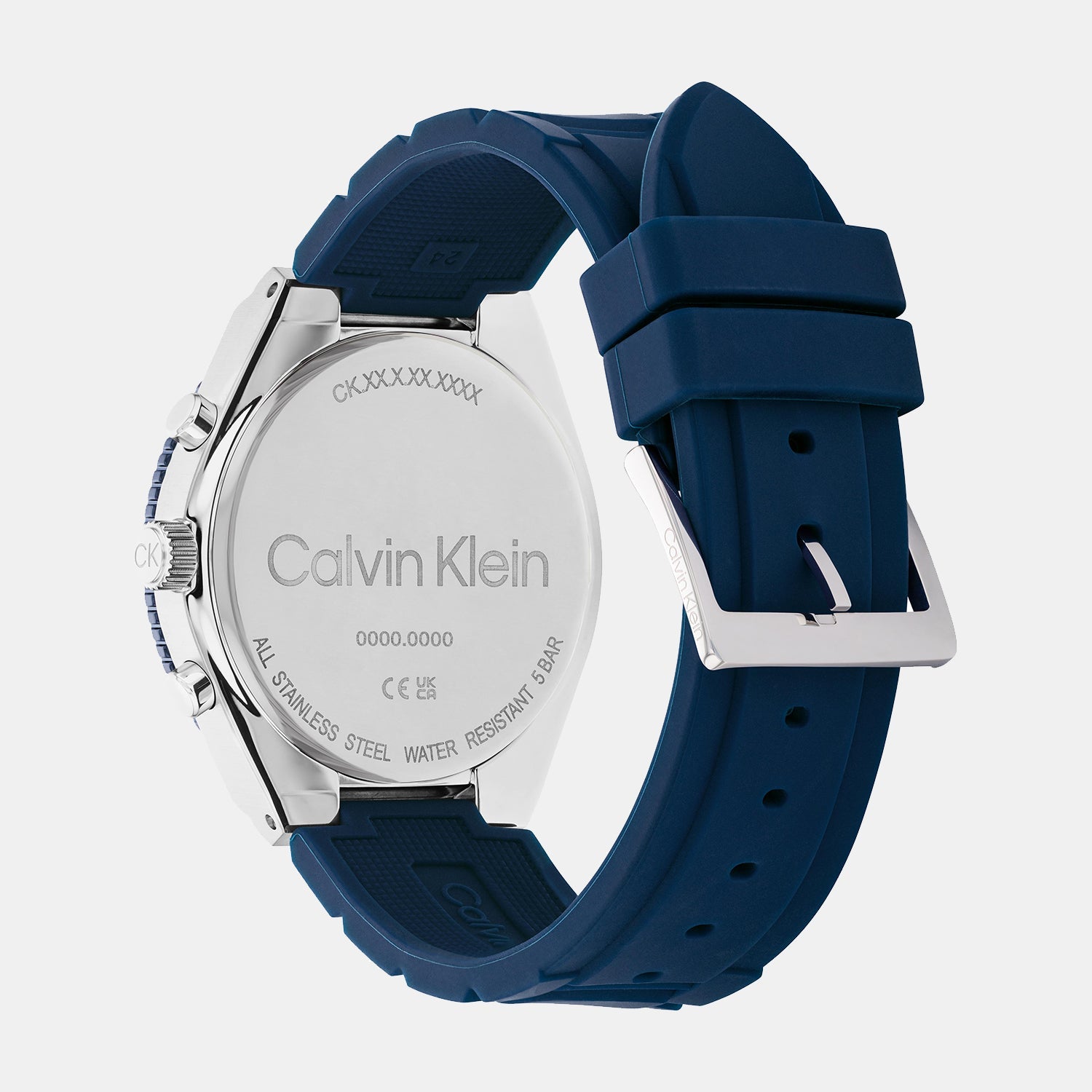 Calvin Klein Ck Fearless Men Quartz Black Dial Chronograph Silicone Watch 25200307 - view 3