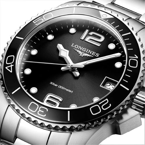Longines Hydroconquest Sunray Black Dial Women 32mm - view 3