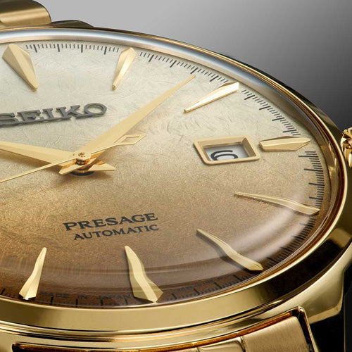 Seiko Presage Cocktail Time Yellow Gold Gradient Yellow Gold Dial 40.5mm Men SRPK46J1 - view 2