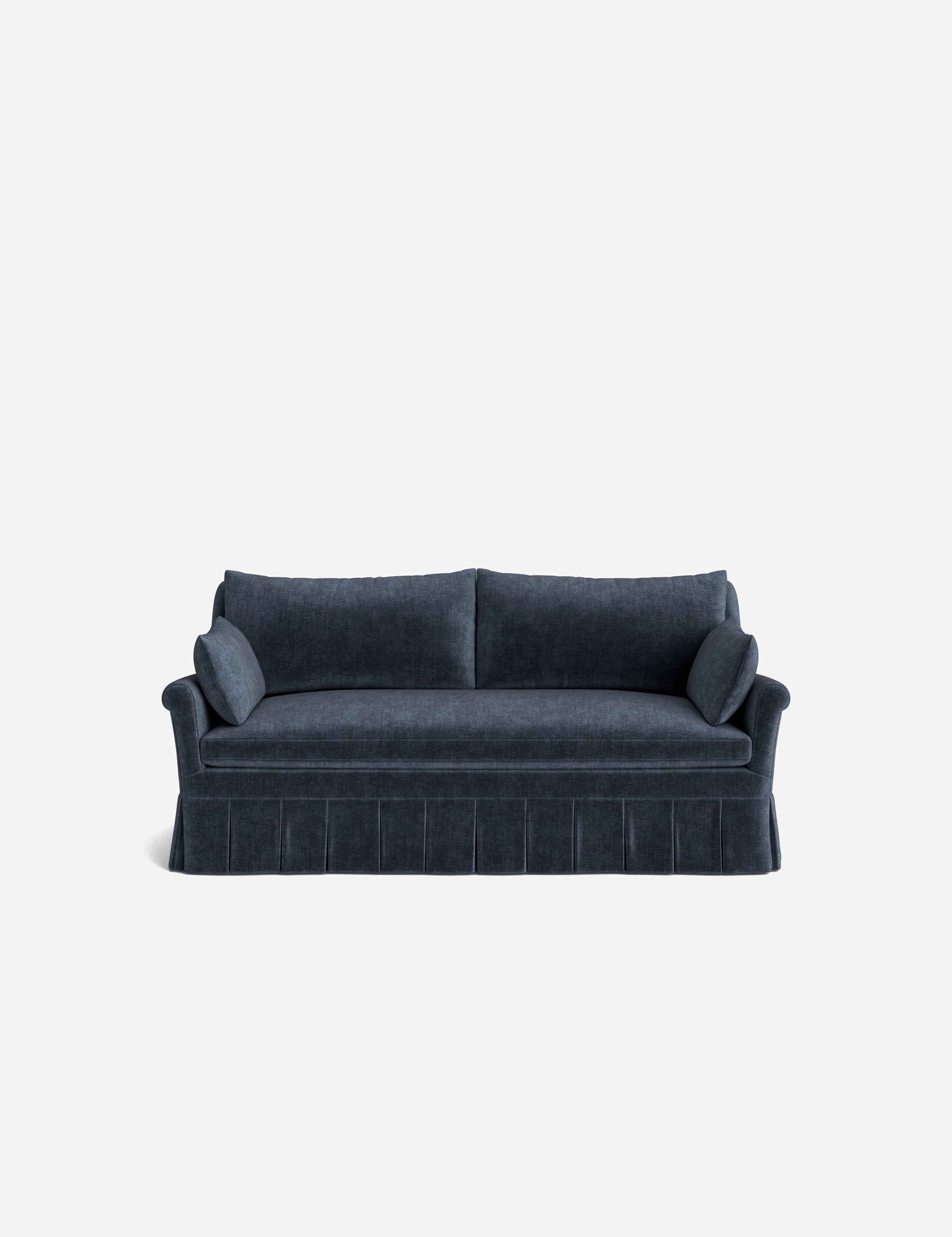 Lulu and Georgia Portola Rolled Arm Pleated Sofa - view 7