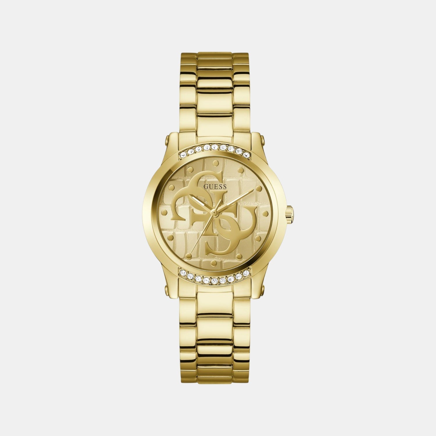 Guess Annette Women Quartz Champagne Dial Analog Stainless Steel Watch GW0861L2