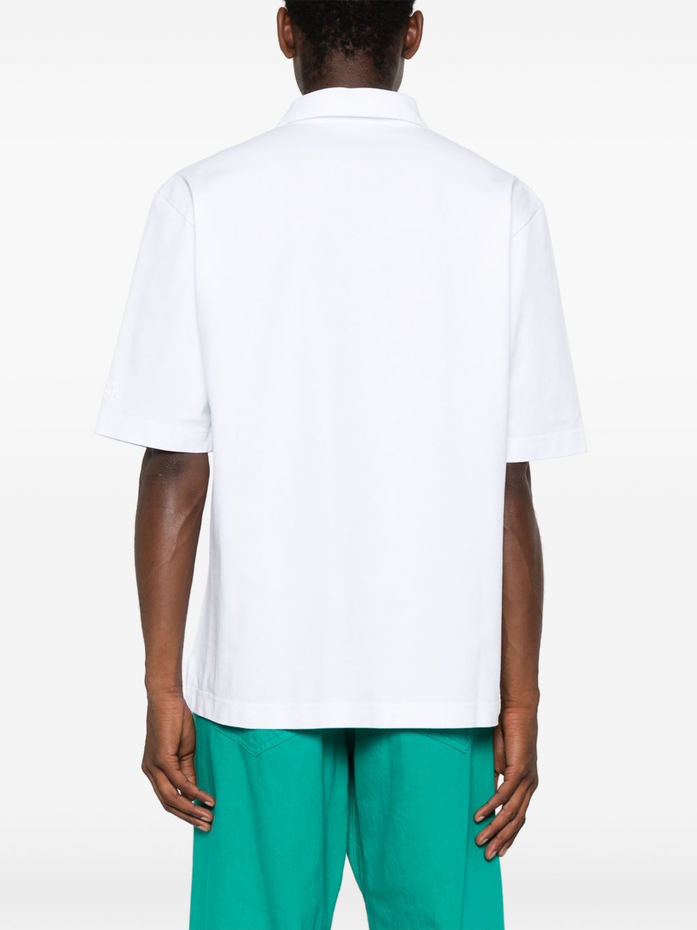 Marni logo-patch polo shirt – Cotton 100% - view 2