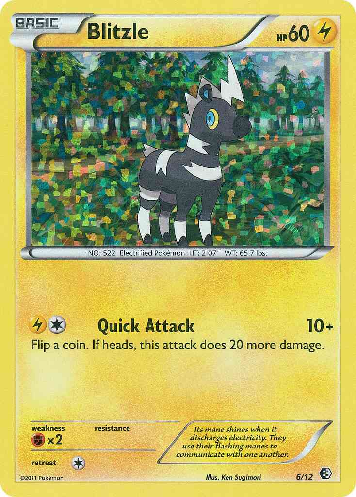 Promo mcd11-6 holo – Pokémon Blitzle - 6/12 - Promo [mcd11-6] [Holo]