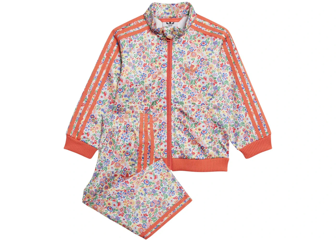 adidas Originals x Liberty London Kids Firebird Tracksuit Cloud White/Multicolor