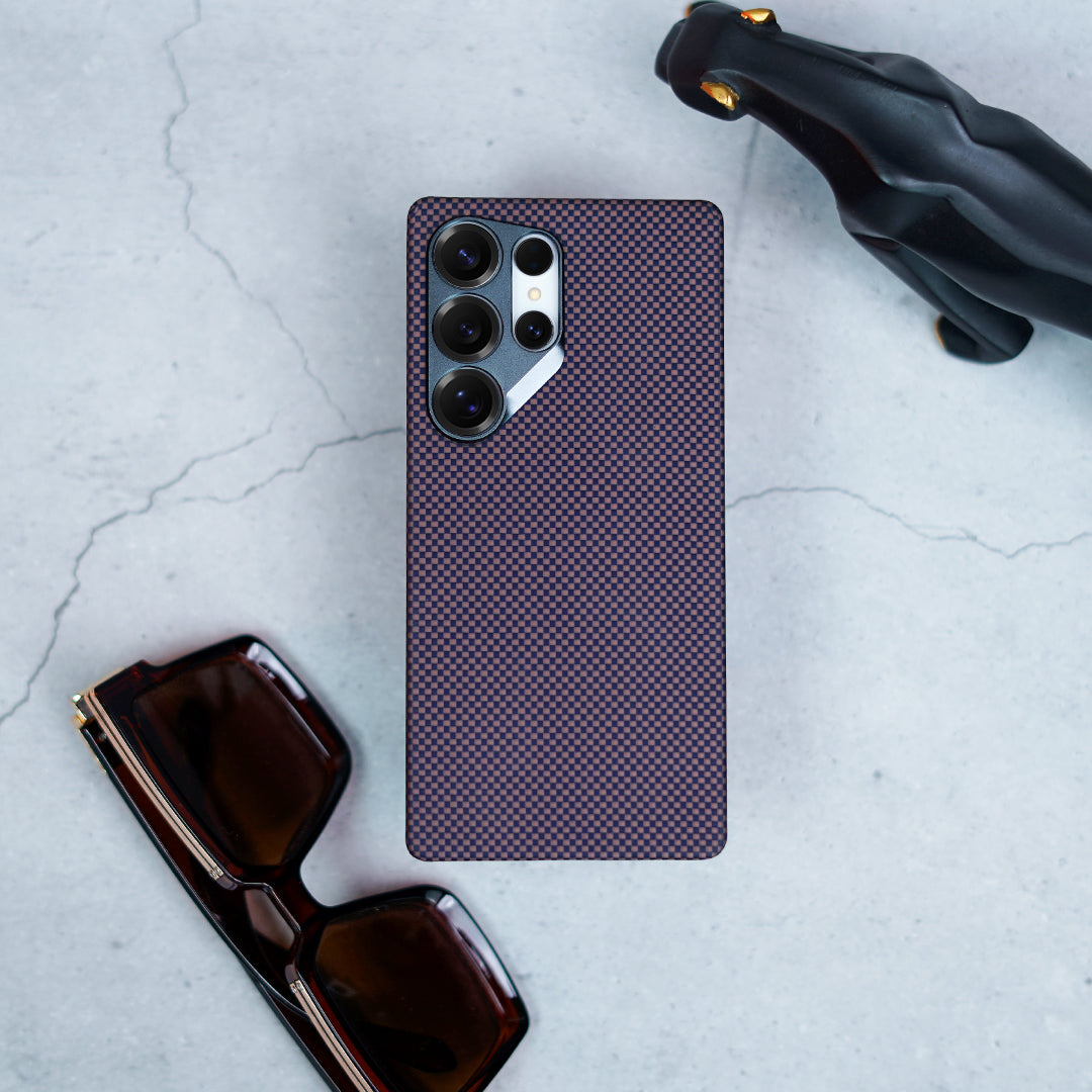 Million Cases Galaxy S25 Series Grid Lock Aramid Carbon Fiber Case - view 4
