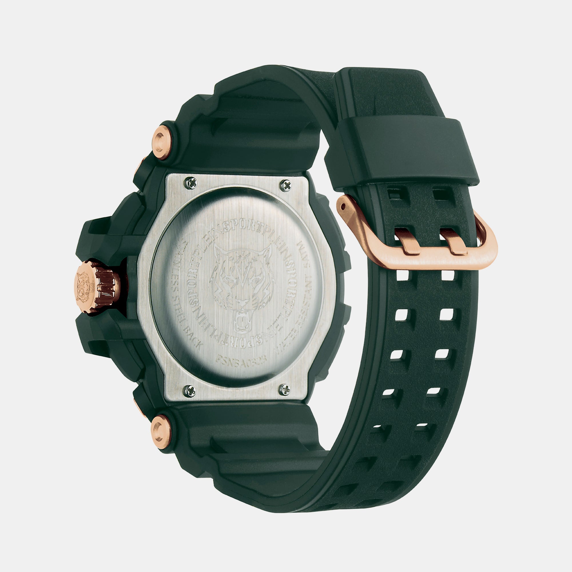 Plein Sports Combat Men Quartz Black Dial Analog-Digital Silicone Watch PSNBA0323 - view 2
