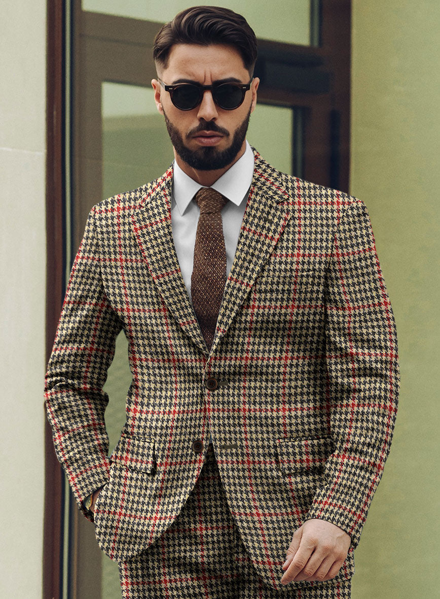 StudioSuits Harris Tweed Carmine Beige Jacket - view 2