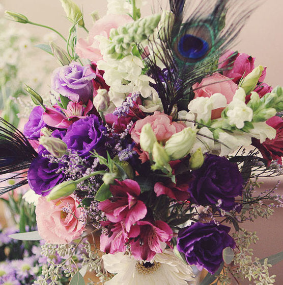 fiftyflowers.com Monochromatic Purple Wedding - view 2