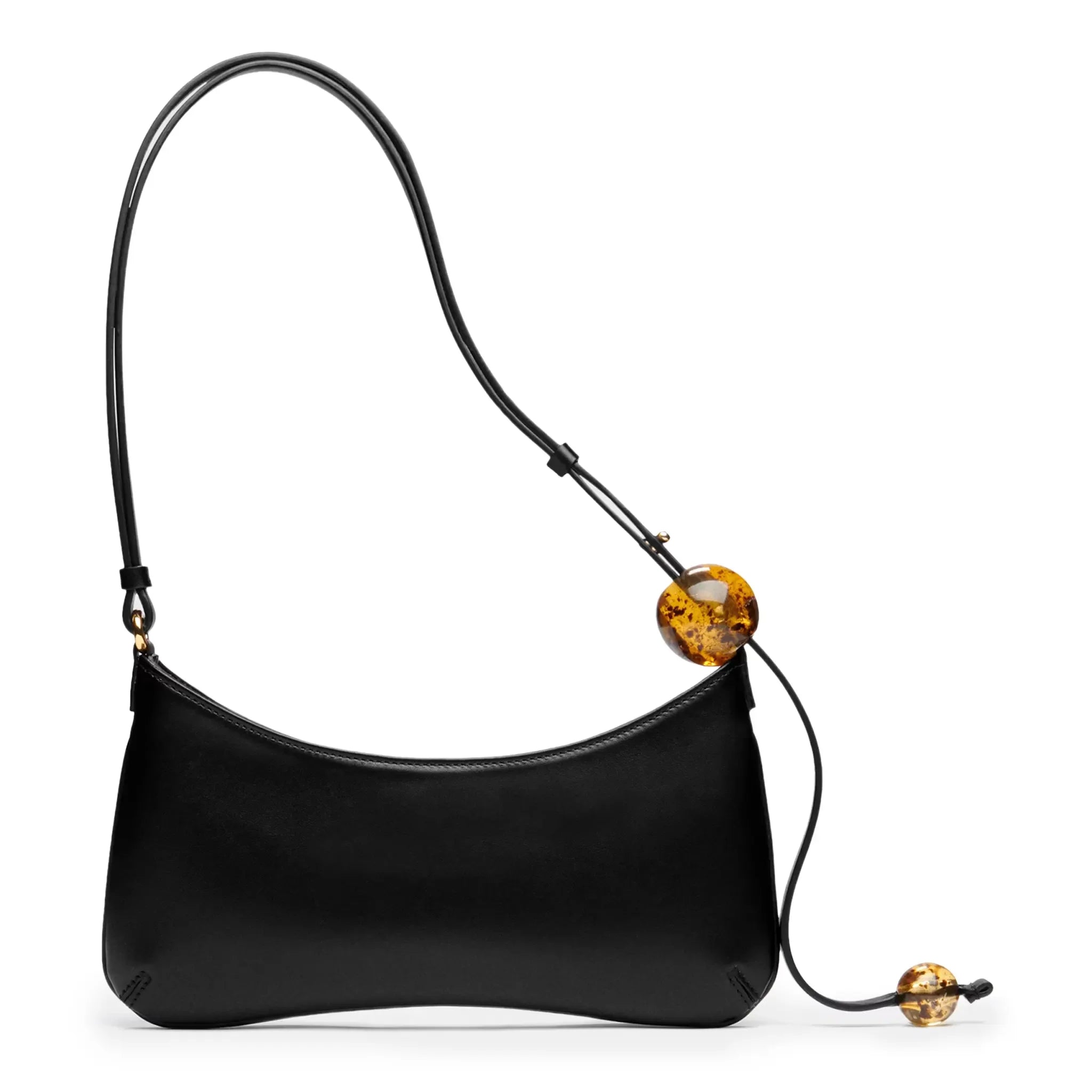 Jacquemus Le Bisou Perle Black Shoulder Bag - view 2