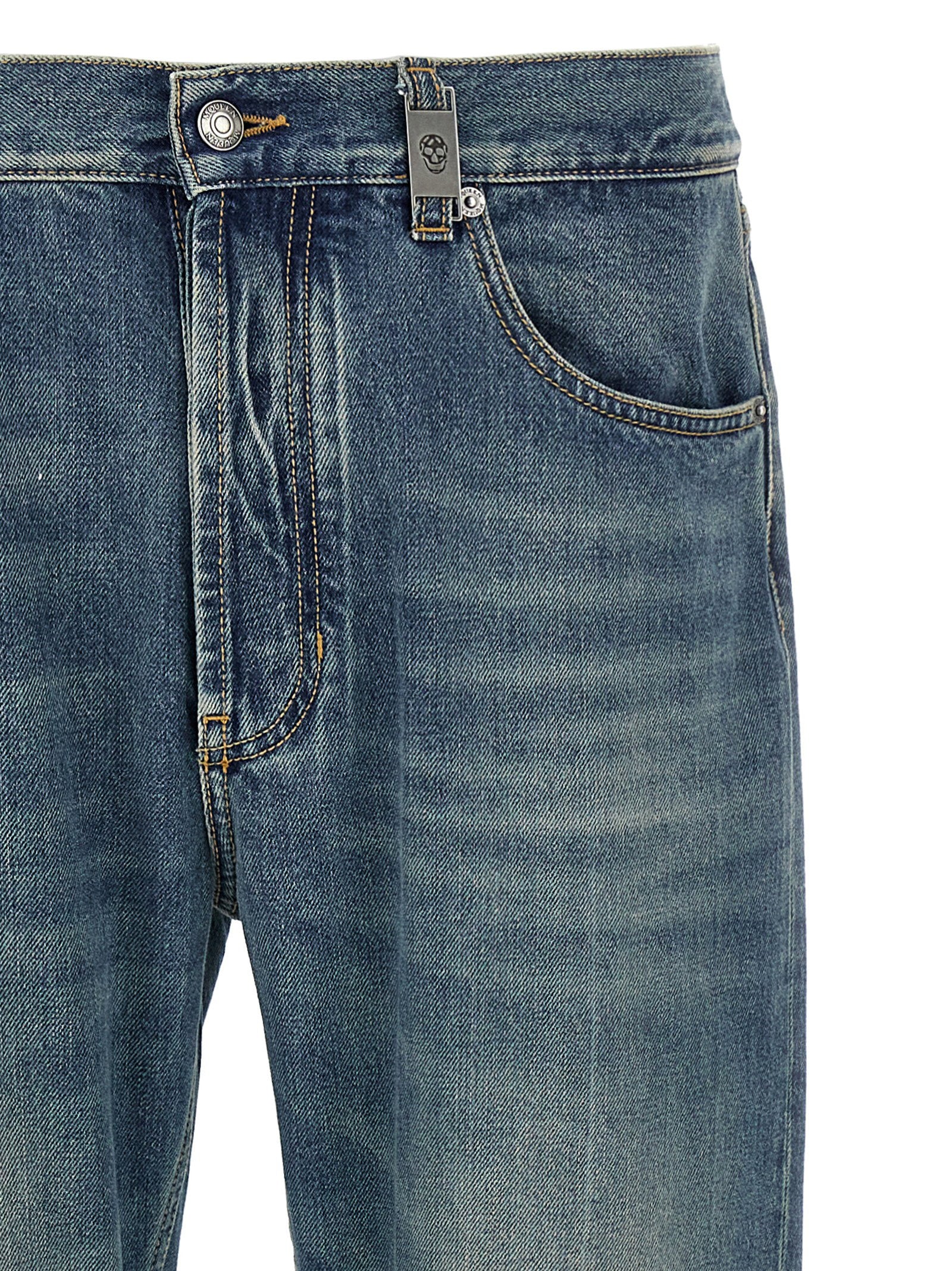 Alexander McQueen Skull Jeans – 100% cotton - view 3