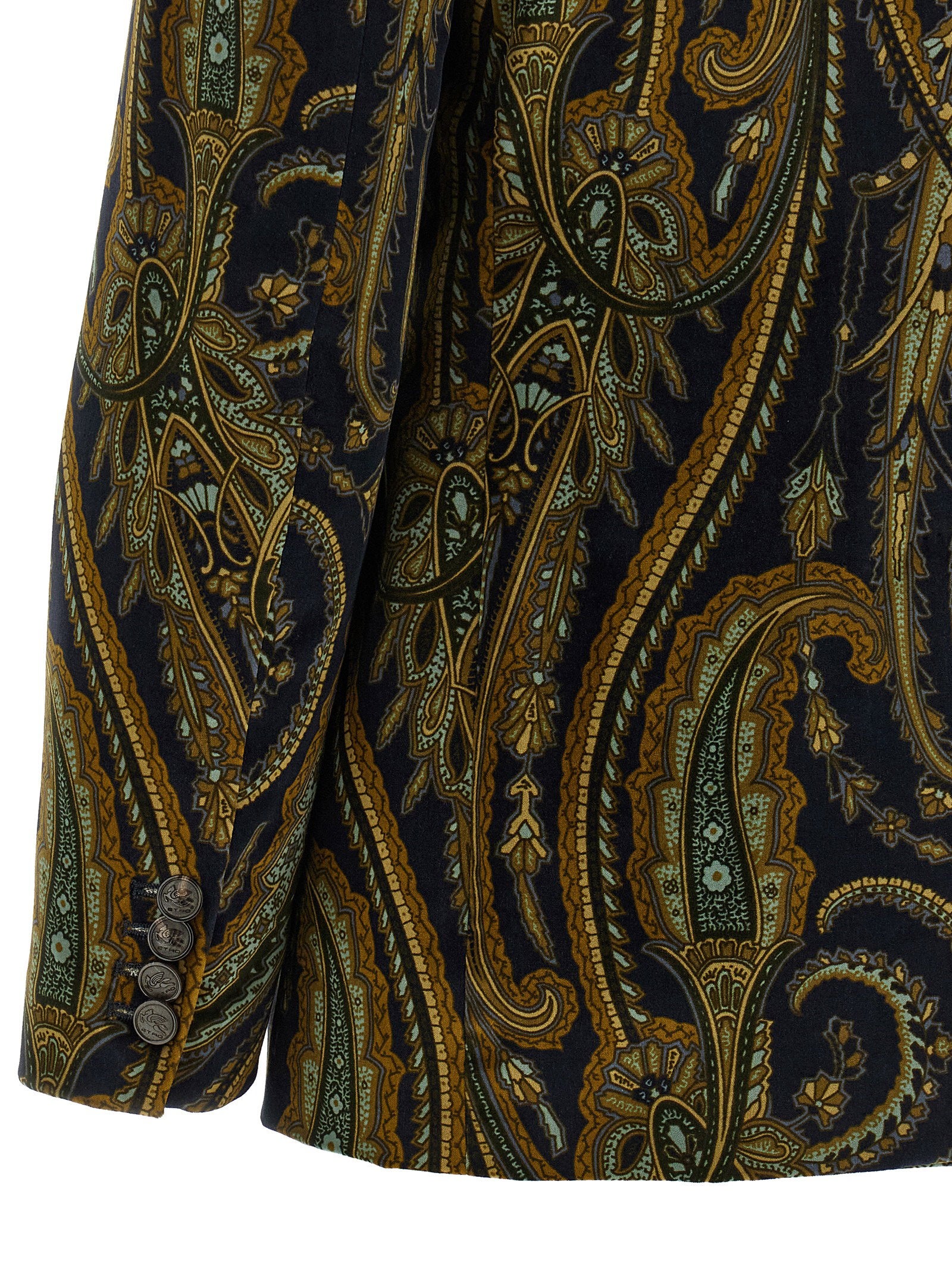 Etro Double-breasted Blazer – 98% cotton, 2% elastane - view 4