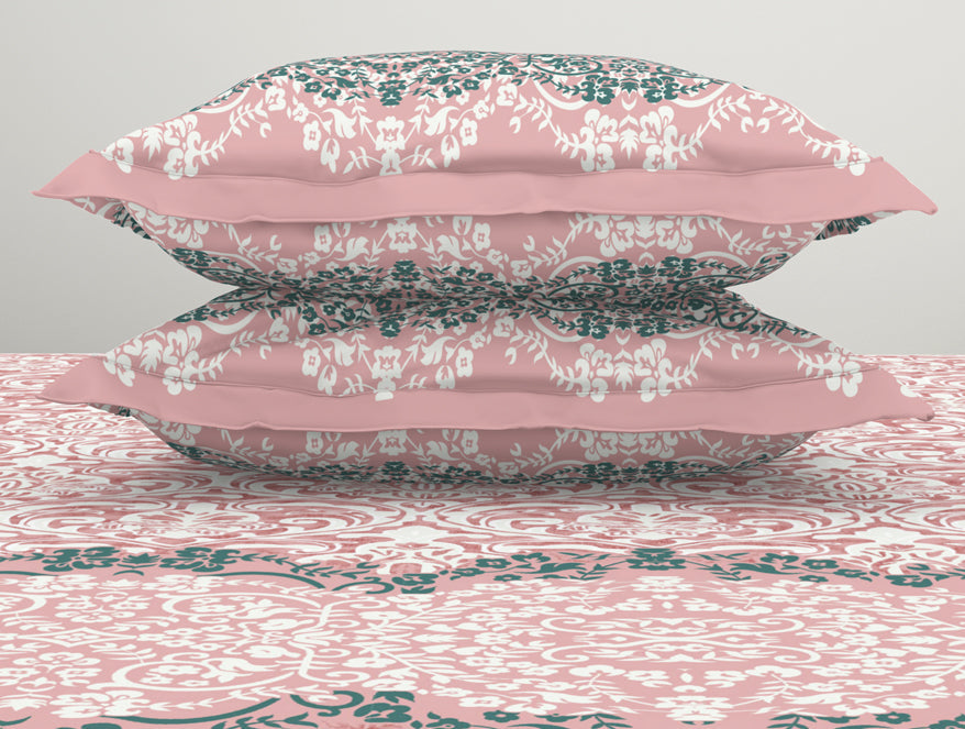 Spaces India Ornamenta Ornate 100% Cotton Double Bedsheet - Essentials by Spaces - view 5