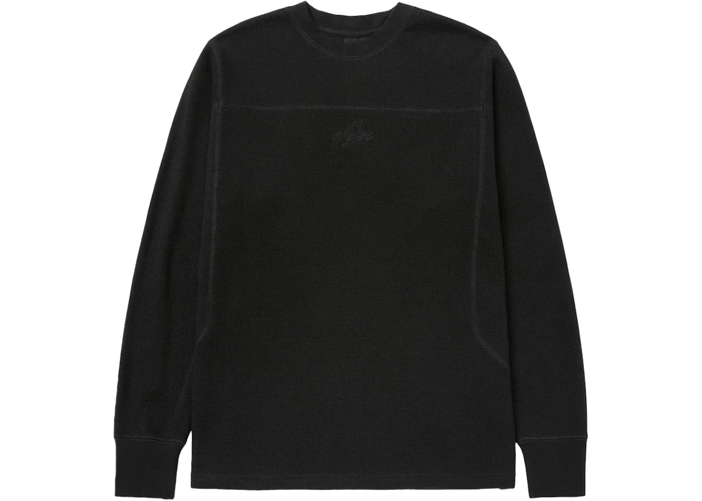 100 Thieves FW22 Waffle Long Sleeve Black