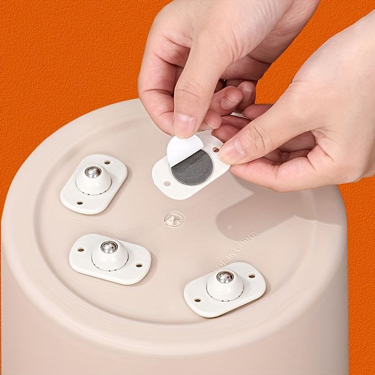 Catterton 4Pc Self Adhesive Wheels Caster with 360 Degree Rotation (Pack of 30)