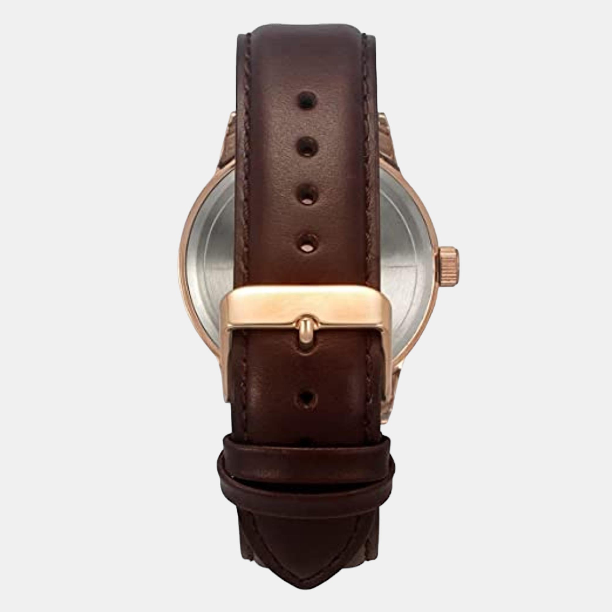 Timex Fashion Men Quartz White Dial Multi-Function Leather Watch TWEG19908 - view 4