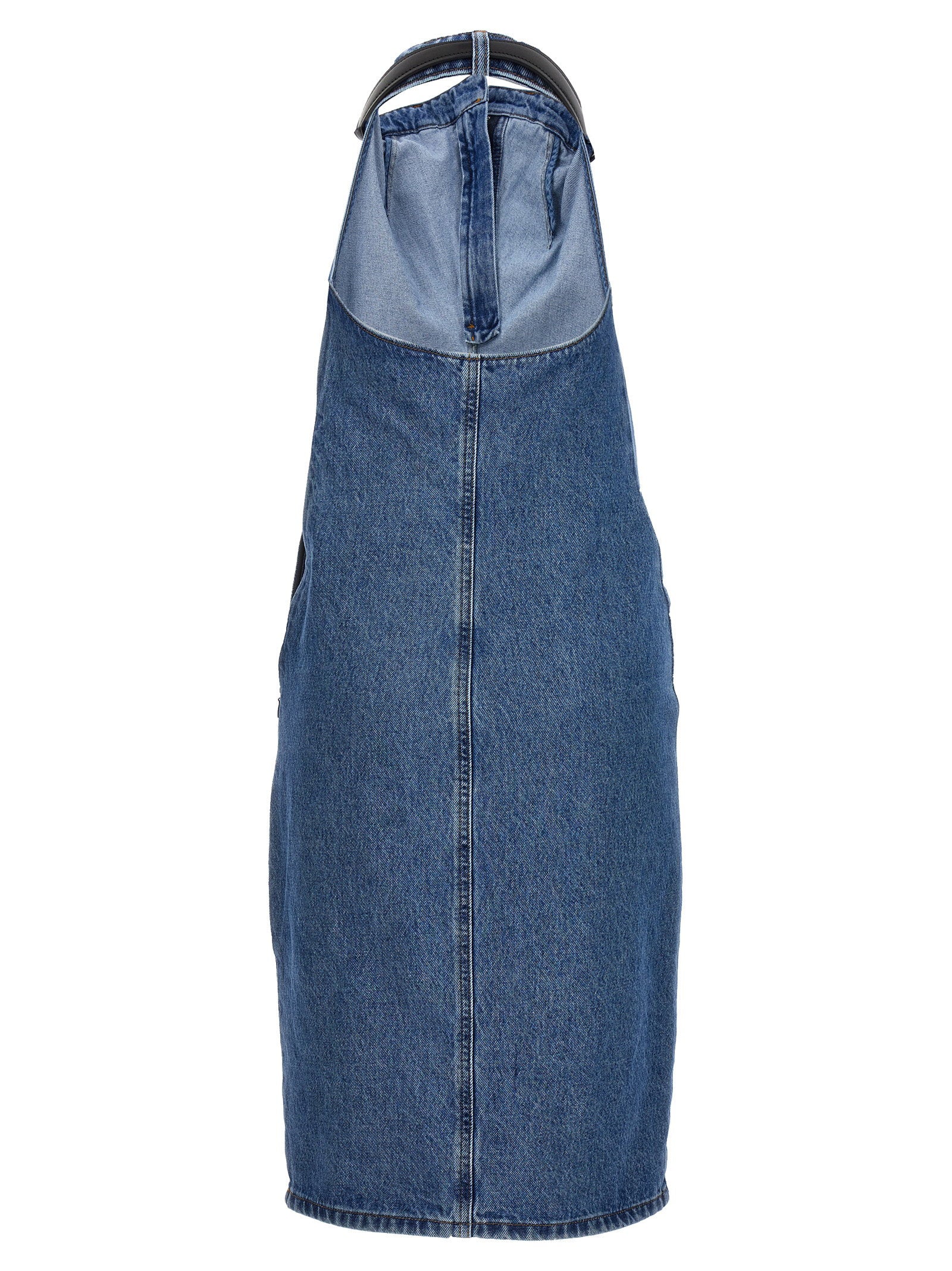 Coperni Belt Halter Neck Dress – 100% cotton - view 2