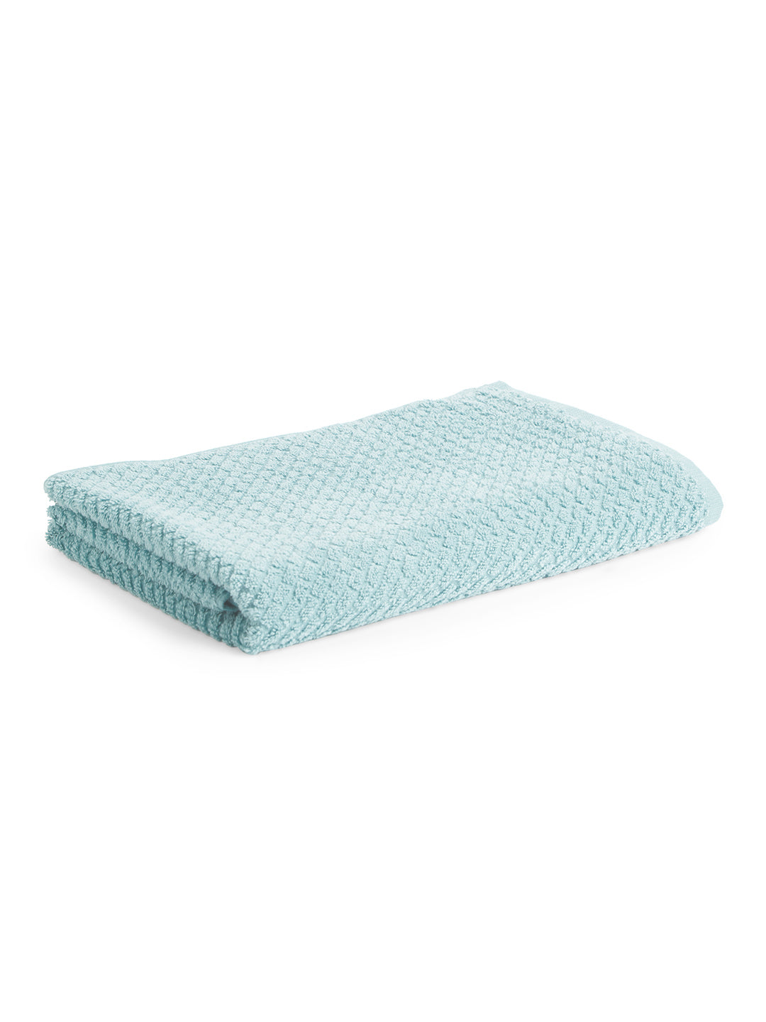 Spaces India Delicate Blue - Light Blue 100% Cotton Bath Towel - Genesis By Spaces - view 2