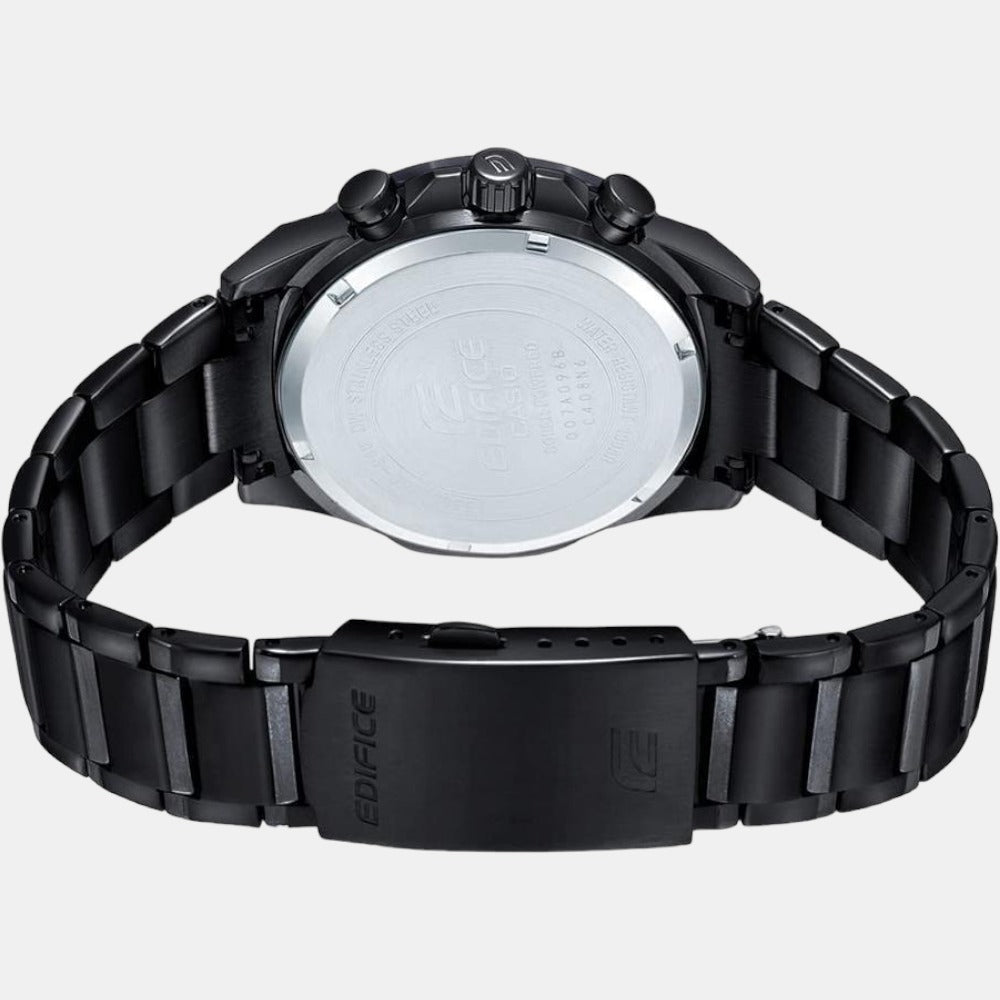 Casio Edifice Men Quartz Black Dial Chronograph Stainless Steel Watch ED548 - view 4