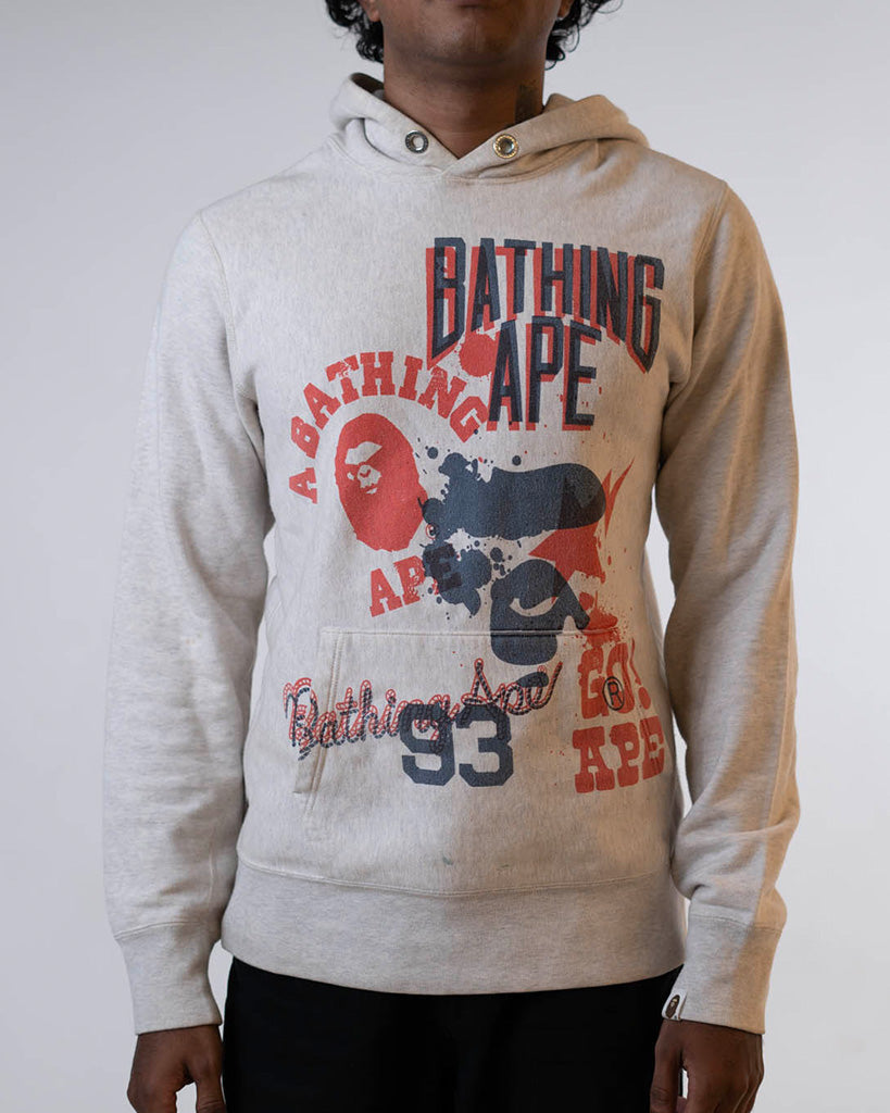 AAPE BY BATHING APE Aape By A Bathing Ape Multi-Logo Pullover Hoodie