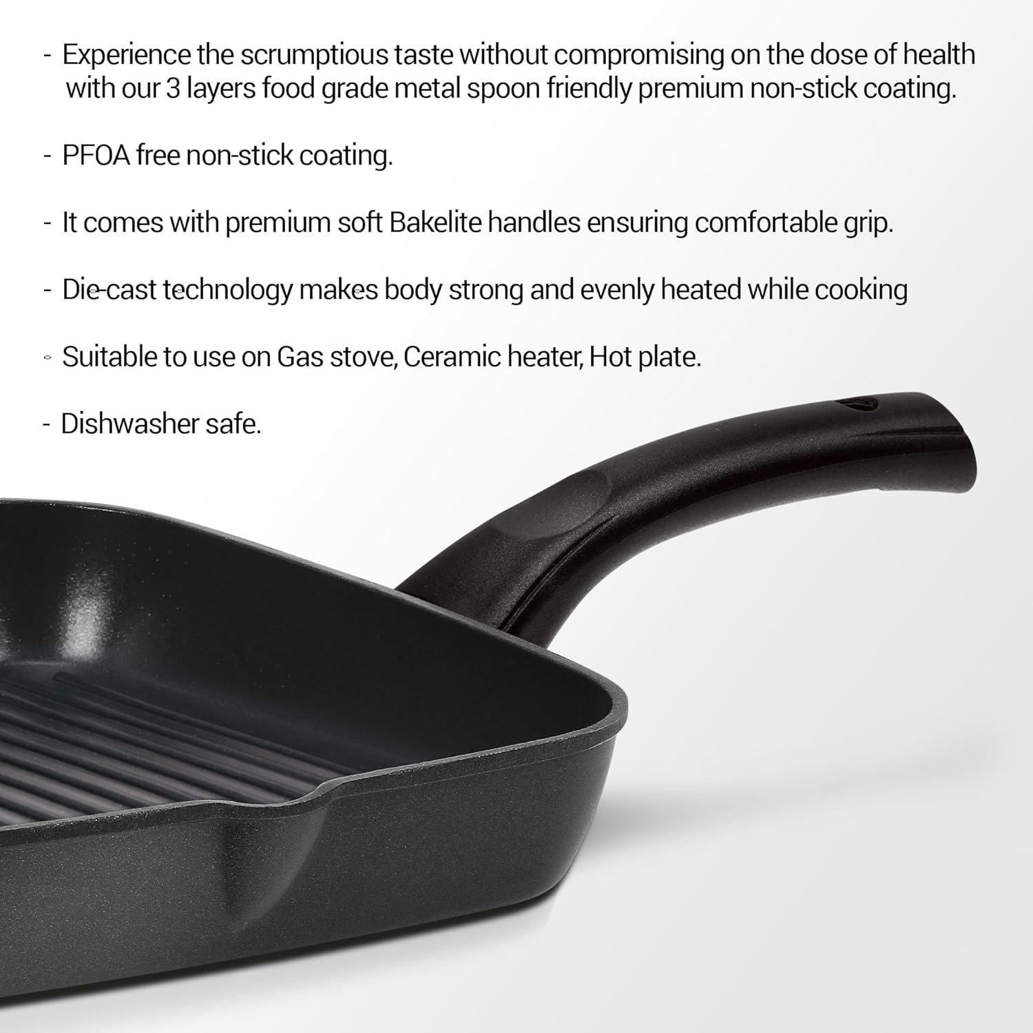 Grill Pan Induction Die Cast (Milton Procook) - view 6