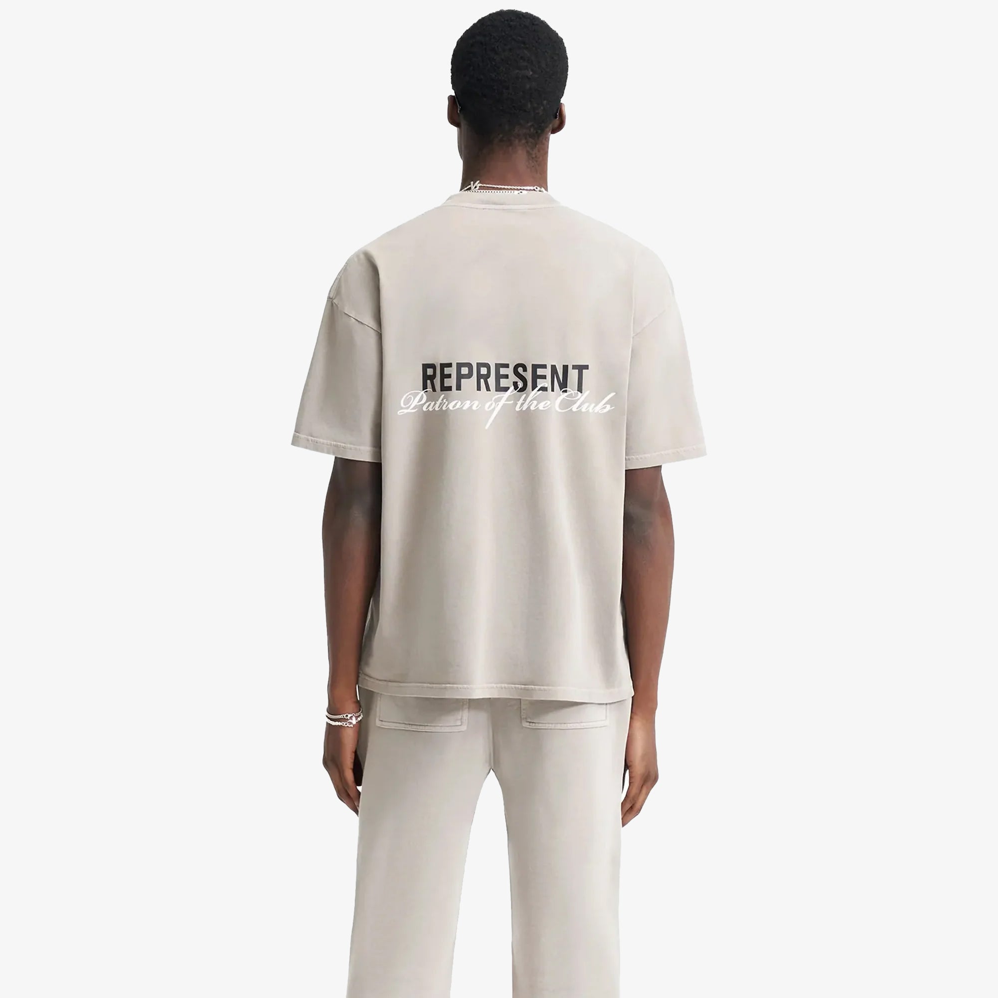 Represent | Patron Of The Club T-shirt { Mudstone - view 2