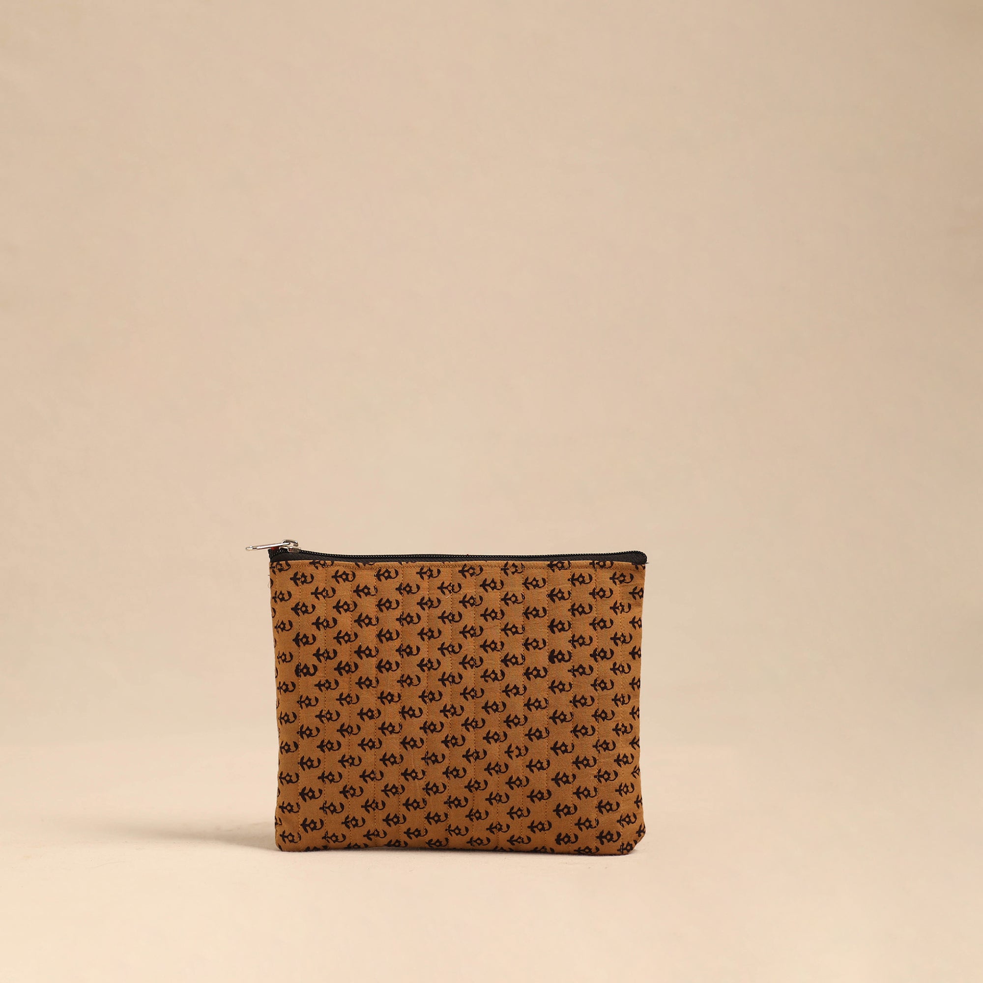 NOORI BAZAR Brown - Handmade Cotton Utility Pouches (Set of 3) 17 - view 2