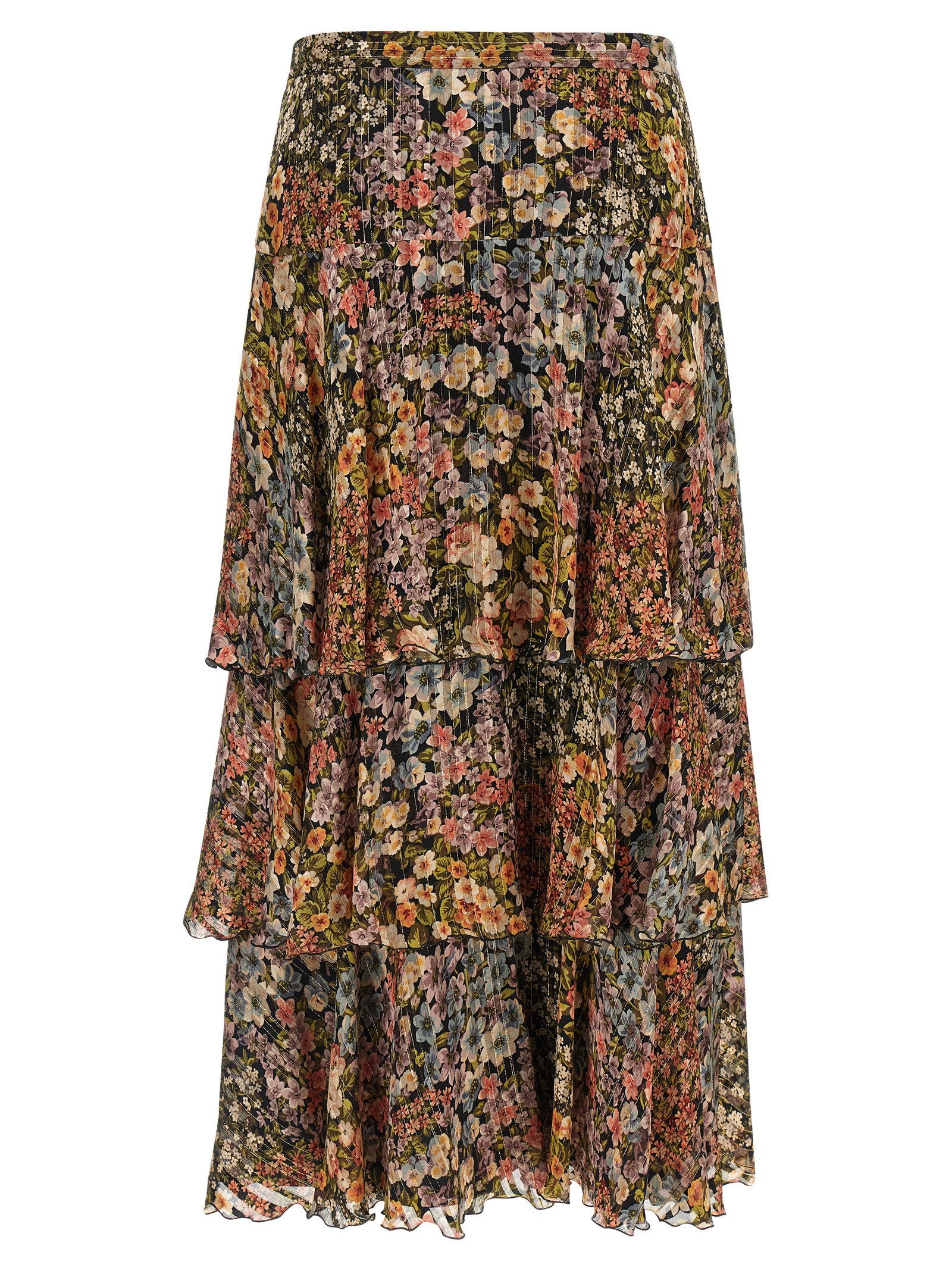 Valentino Garavani Après Lhiver Skirt – 98% silk 2% metal fiber - view 2