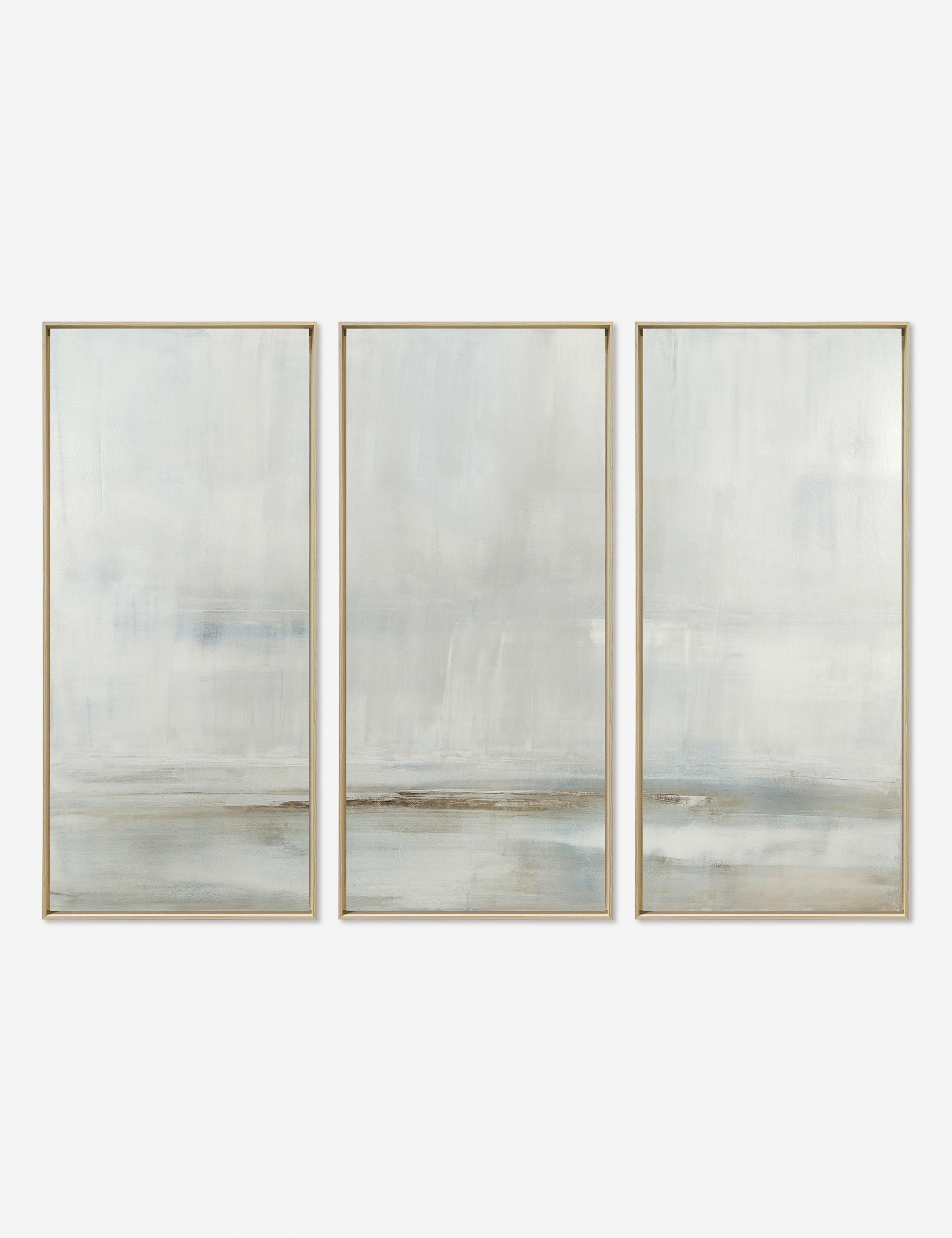 Lulu and Georgia After The Storm Triptych Wall Art by Carol Benson-Cobb