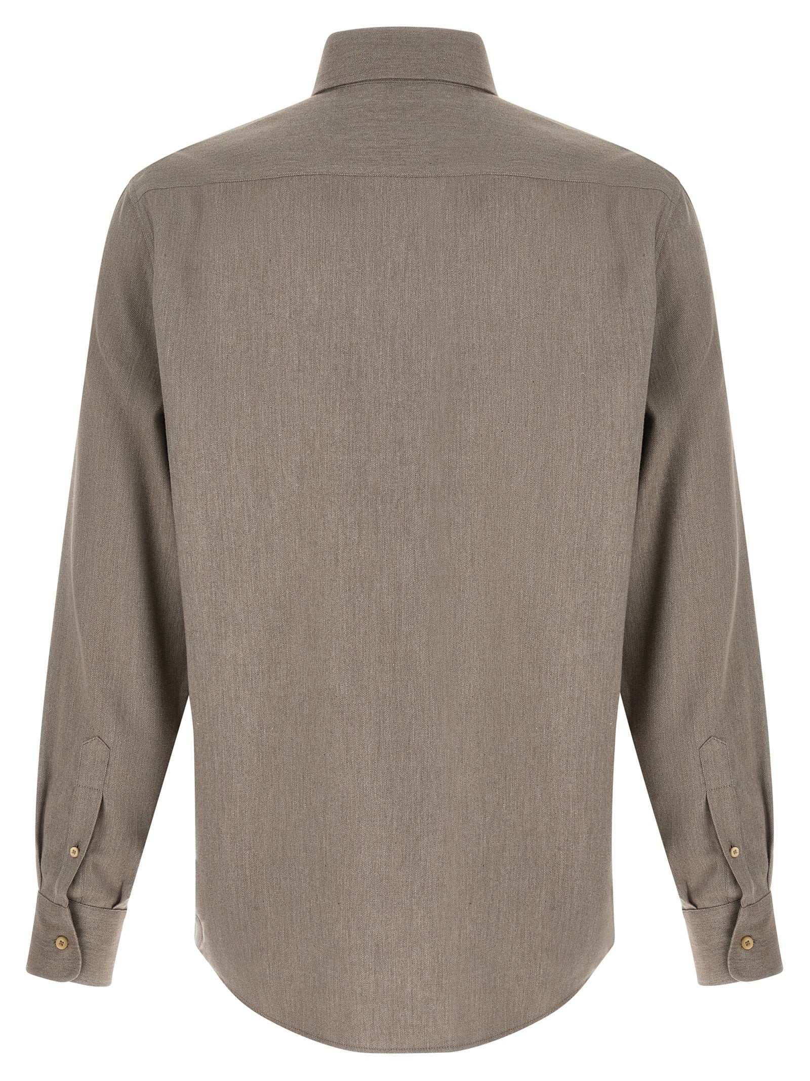 Brunello Cucinelli Herringbone Shirt – 59% cotton, 41% lyocell - view 2