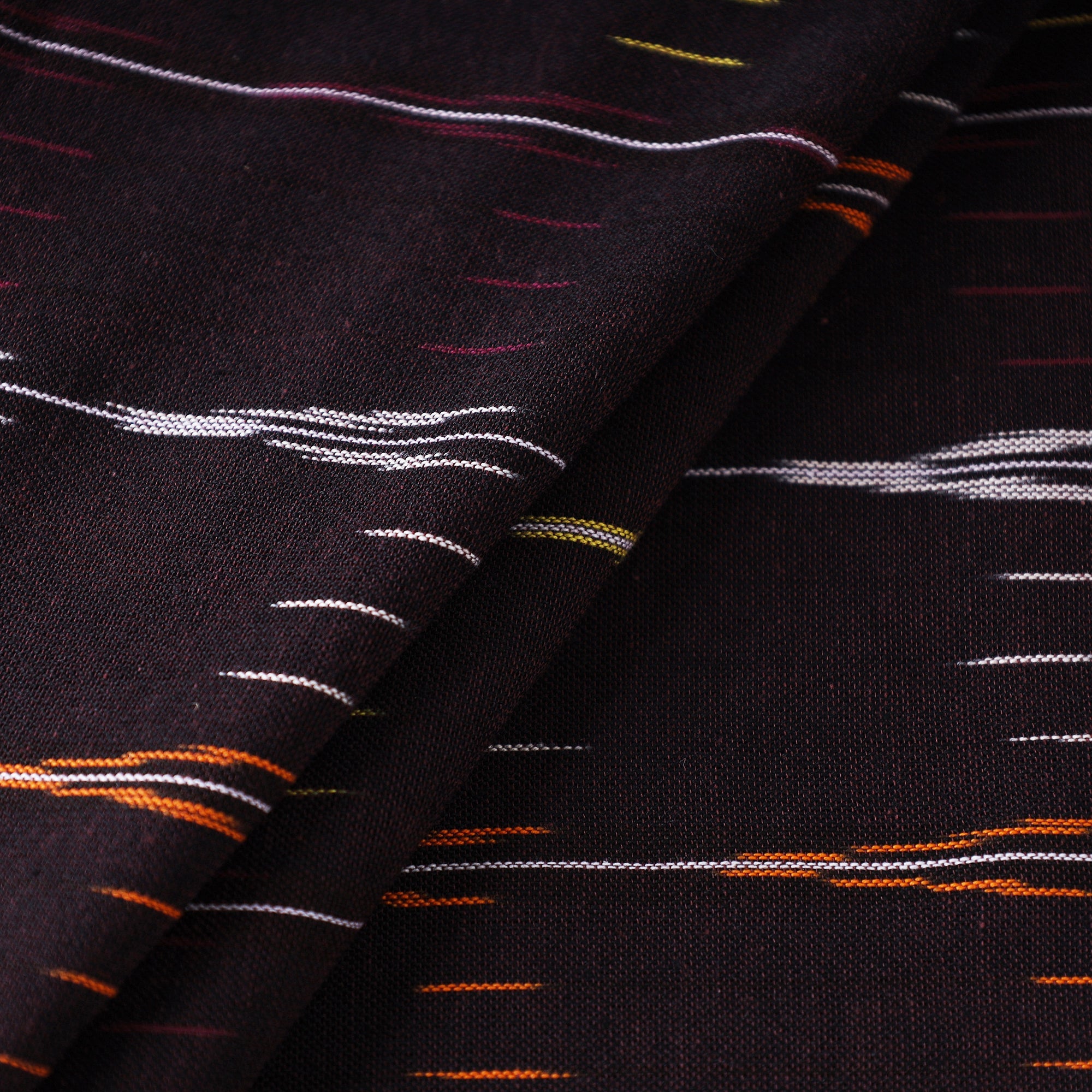 SOUTH KARGHA Brown - Pochampally Ikat Weave Cotton Fabric 28 - view 2