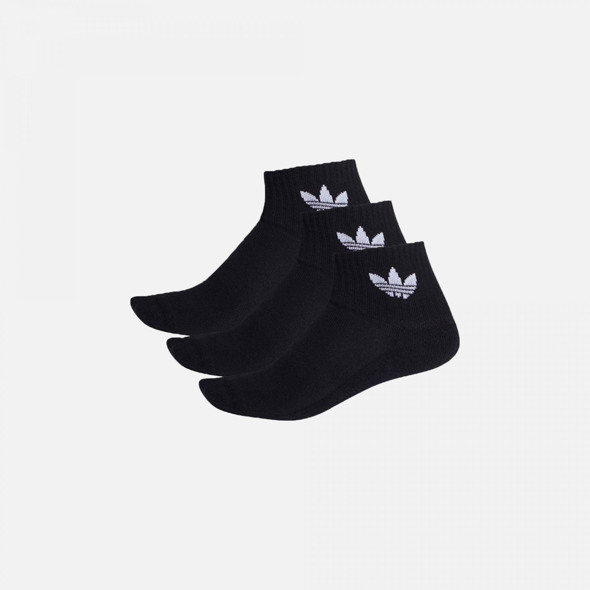 Adidas Originals | MID-CUT CREW SOCKS 3 PAIRS BLACK - view 2