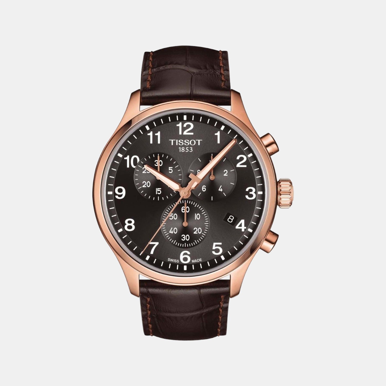 Tissot Chrono Xl Men Leather Watch T1166173605701