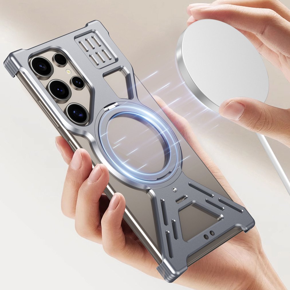 Million Cases Galactic Armor Magnetic Bracket Frame Case - Samsung - view 3
