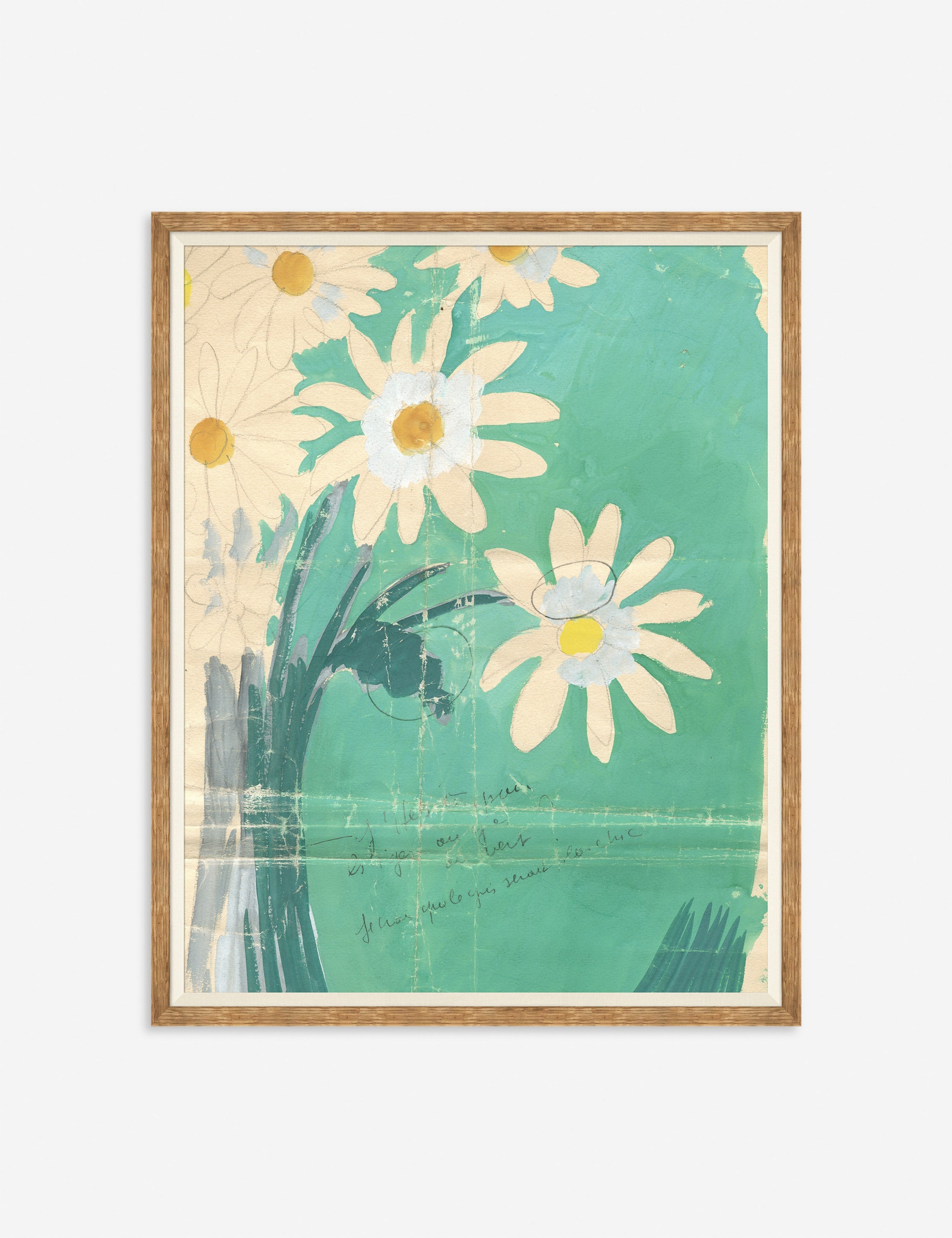 Lulu and Georgia Bouquette de Marguerites Print by Paule Marrot