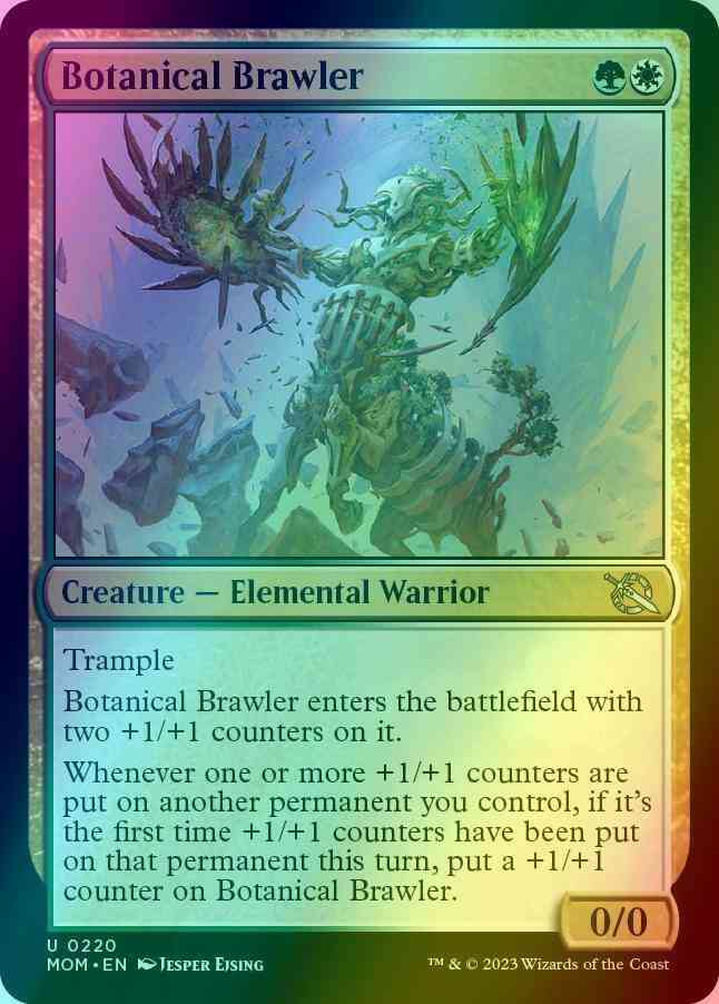 Botanical brawler 220 – Magic Botanical Brawler [220] [March of the Machine] [Foil]
