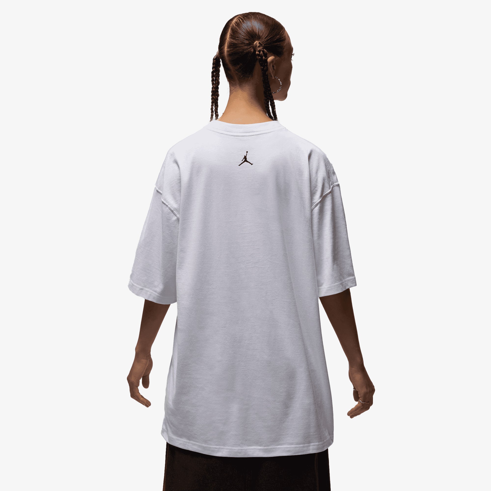 Jordan | Oversized Graphic T-shirt { White - view 2