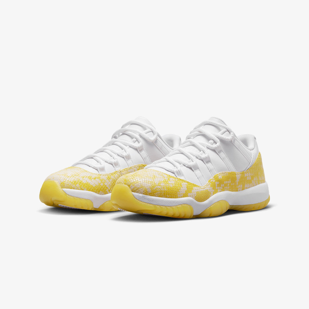 Jordan | AIR JORDAN 11 RETRO LOW { WHITE/TOUR YELLOW-WHITE