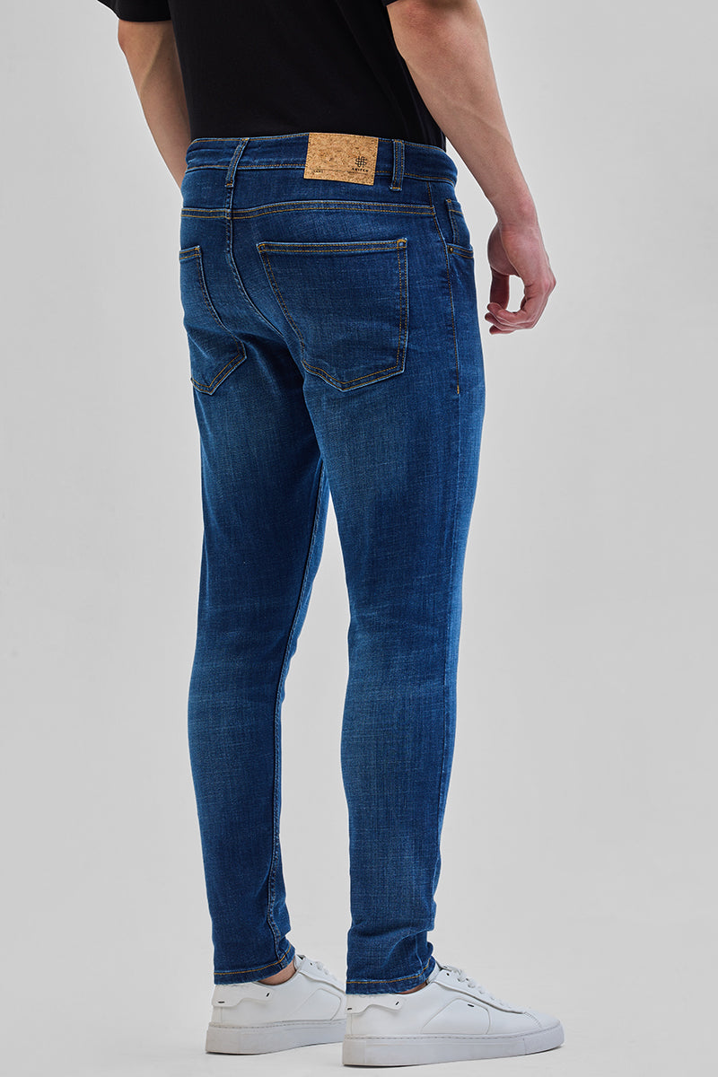 SNITCH Navy Skinny Fit Jeans - view 6