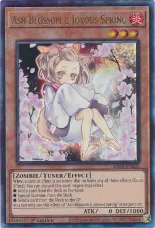 Ash blossom joyous – Yu-Gi-Oh! Ash Blossom & Joyous Spring - Alternate Art - RA04-EN025 - Ultimate Rare - 1st Edition