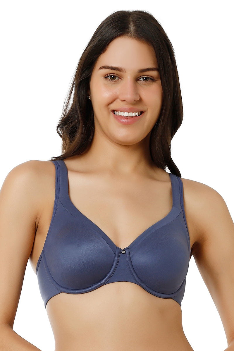 Amante Contour Support Non-padded Wired Bra - Crown Blue